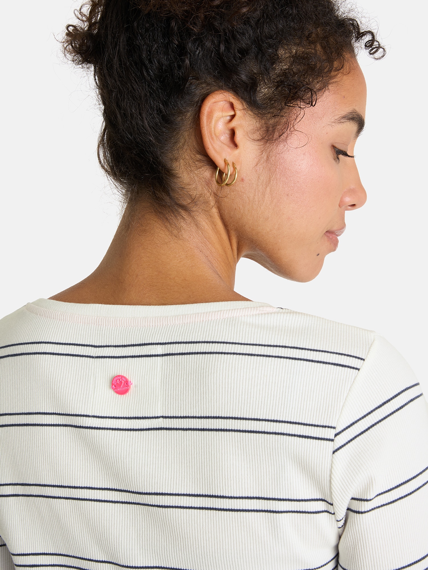 Lieblingsstück T-shirt à manches longues »SinaL« mit Herzmotiv und Streifen