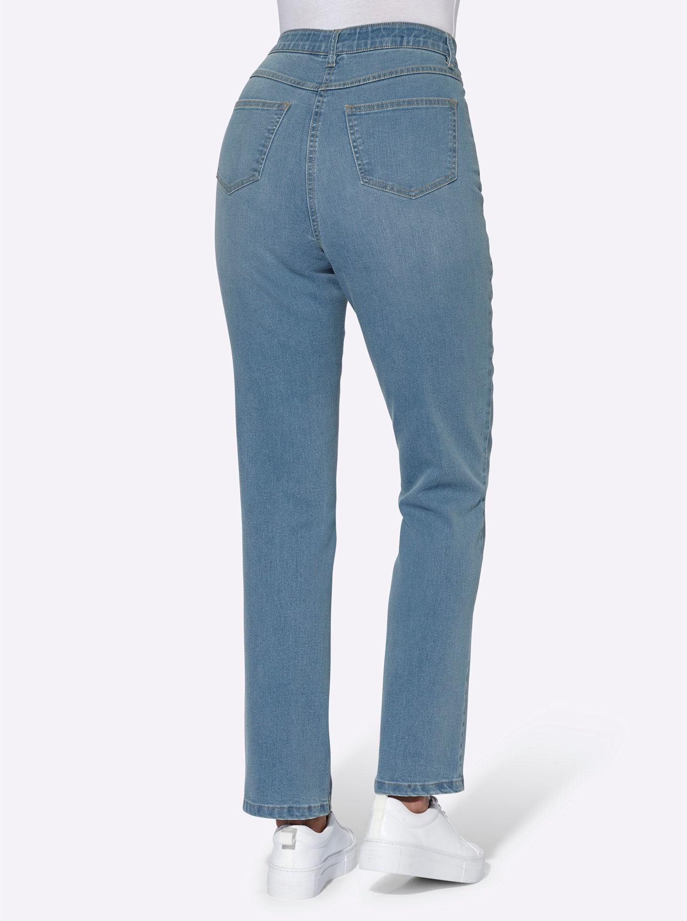 Classic Basics High-waist-Jeans, (1 tlg.)