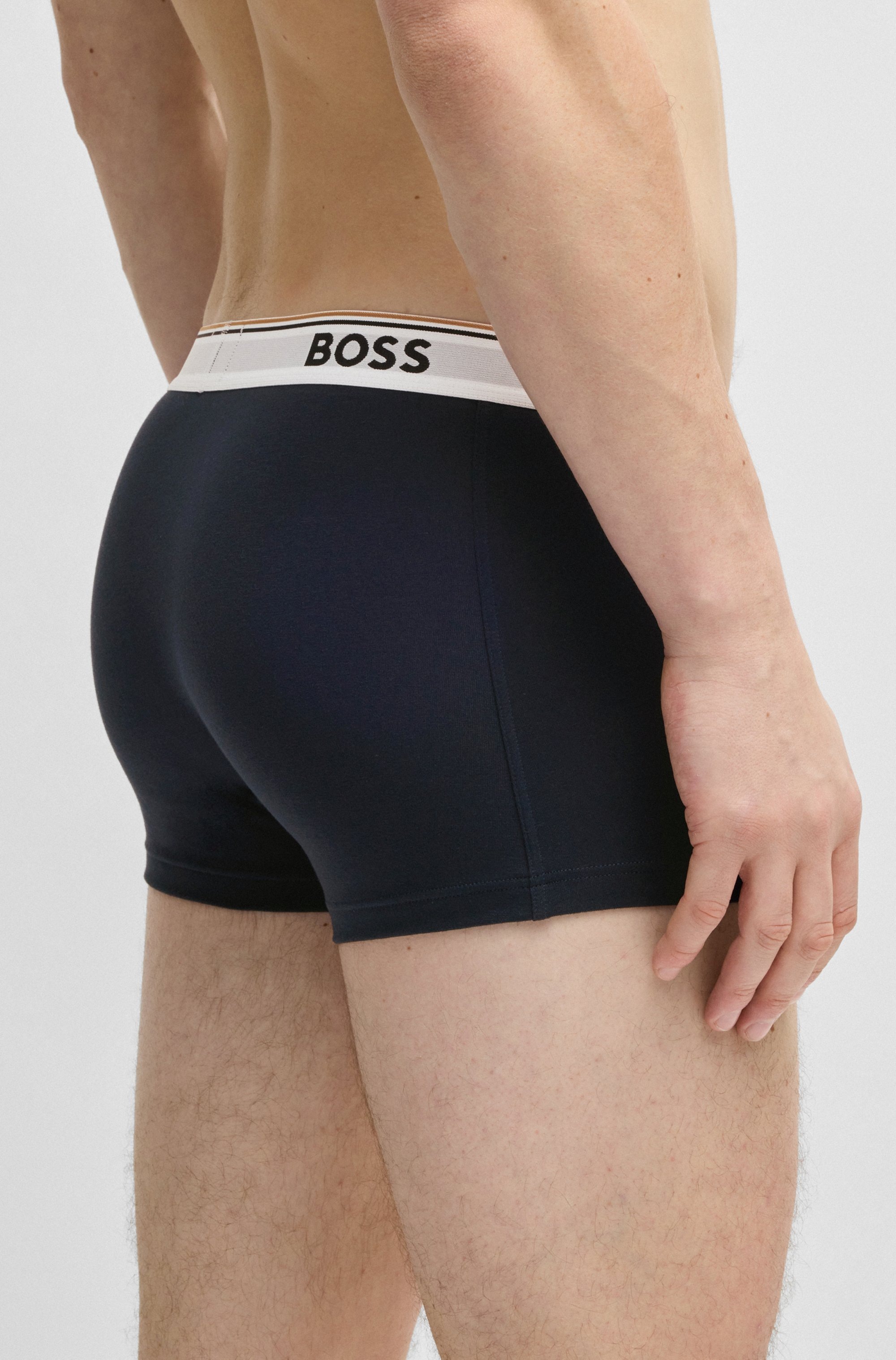 BOSS Trunk »3P Power«, (Packung, 3 St.), mit BOSS Schriftzug auf dem Bund