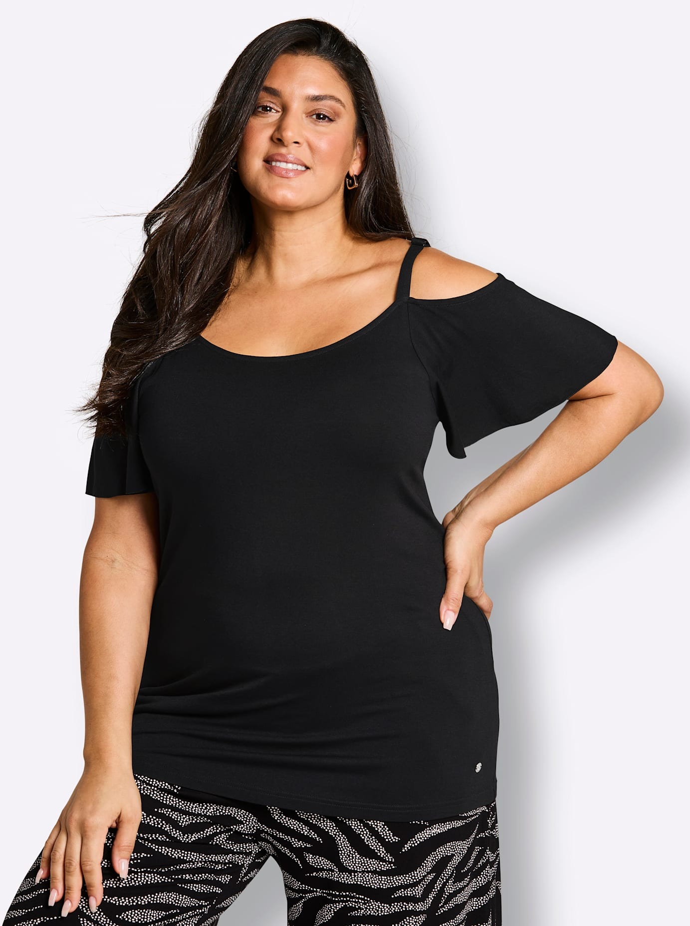 Image of Sheego Carmenshirt "Shirt" 1