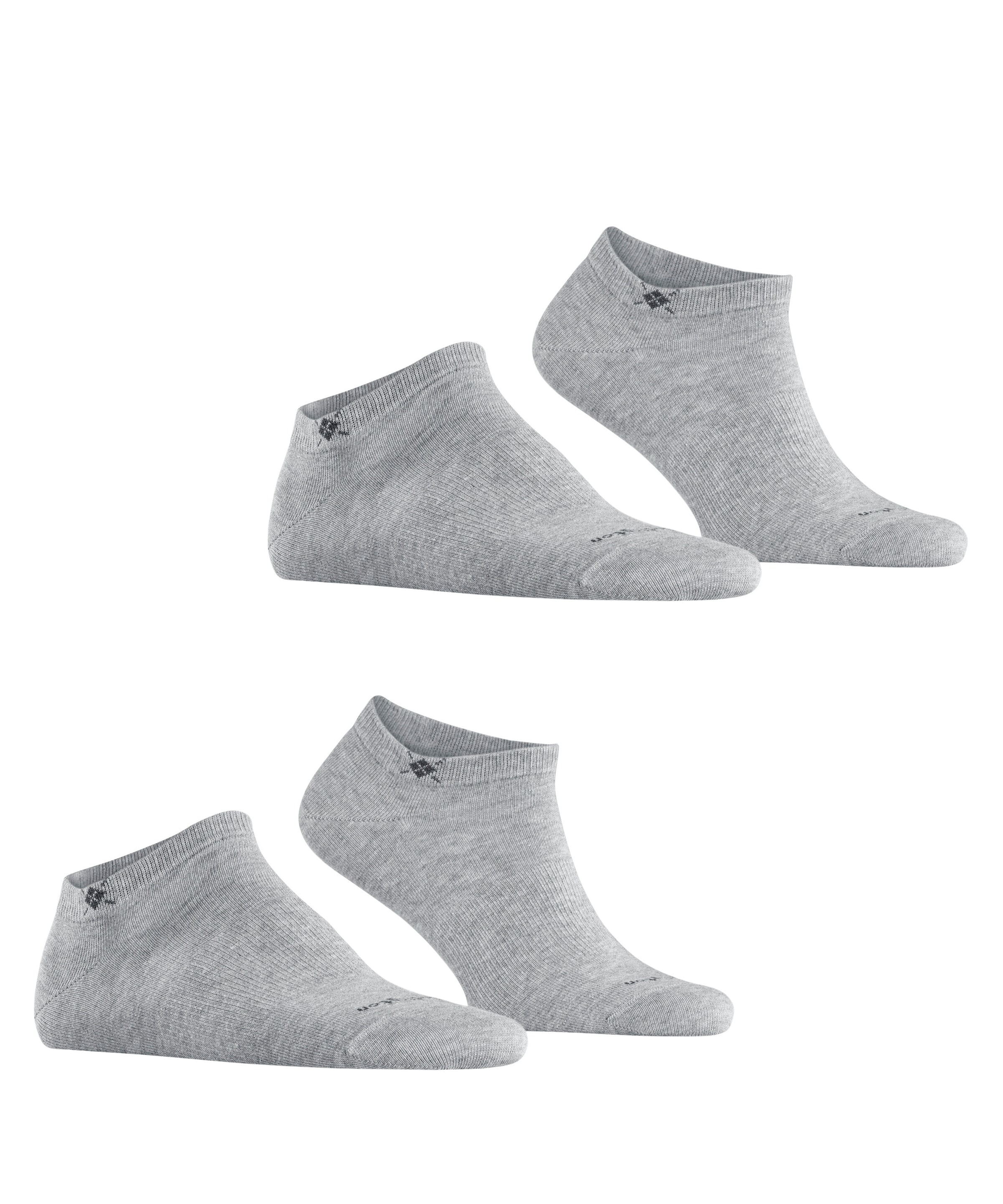 Burlington Sneakersocken »Everyday« 2 Paar,  unifarben, Einheitsgrösse 40-46, eingestricktes Burlington-Logo