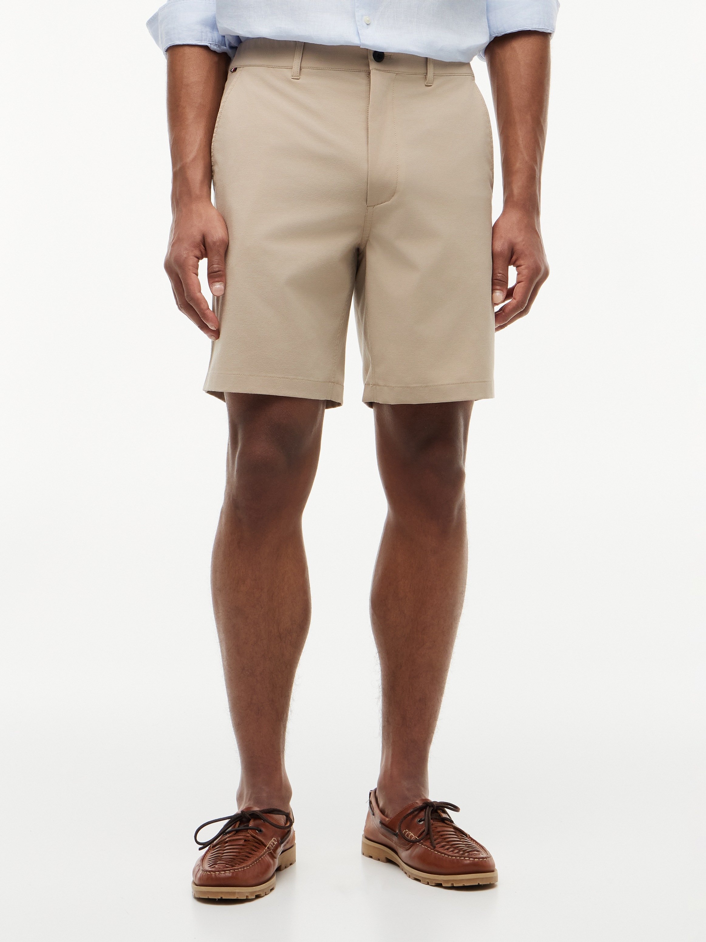 Image of Tommy Hilfiger Chinoshorts "DOVER" mit Flag-Stickerei