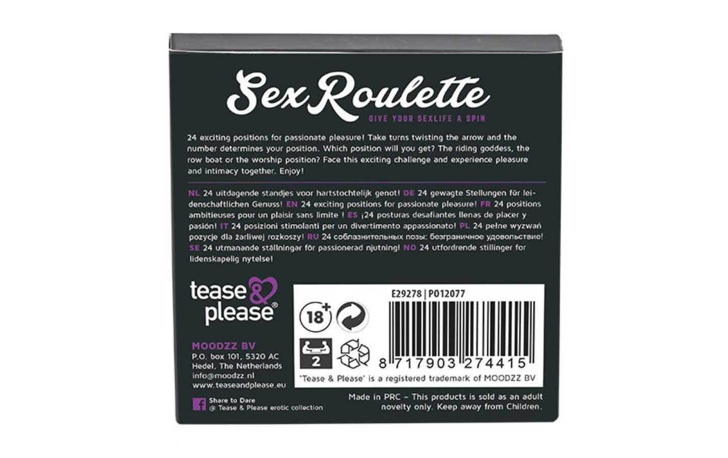 tease & please Erotik-Toy-Set »Sex Roulette Kama«
