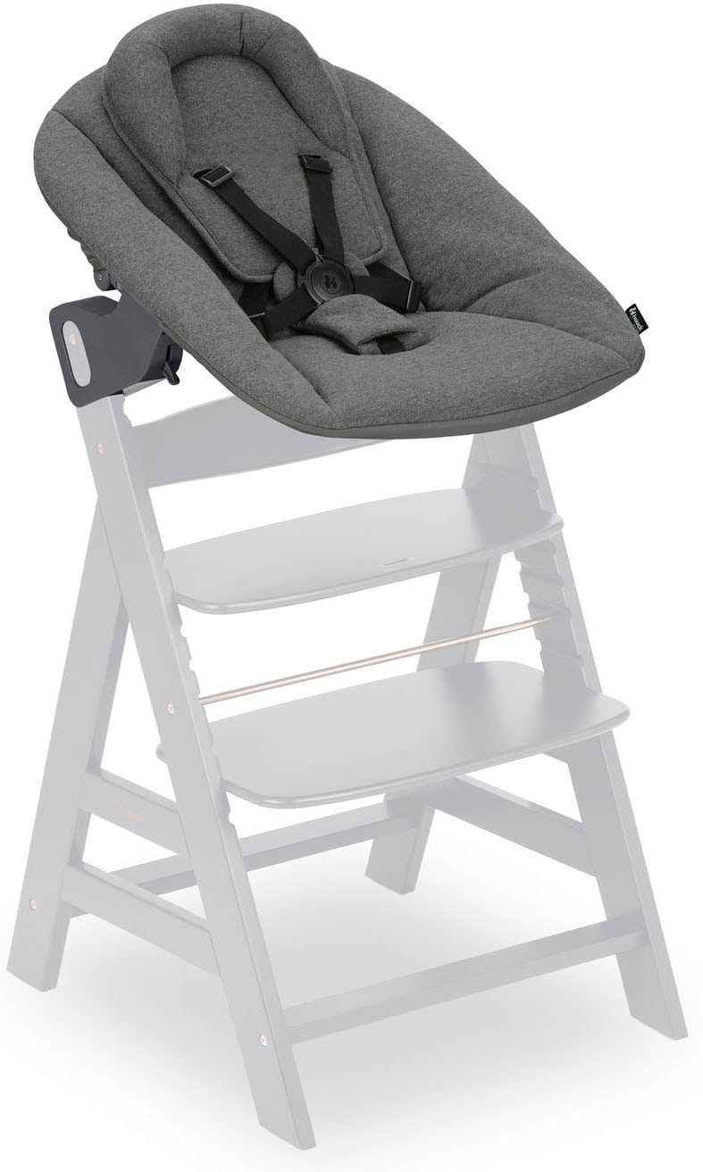 Hauck Babywippe »Alpha Bouncer Premium, Dark Grey« bis 9 kg für Neugeborene mit Wippgestell, für Hochstuhl Alpha+ und Beta+