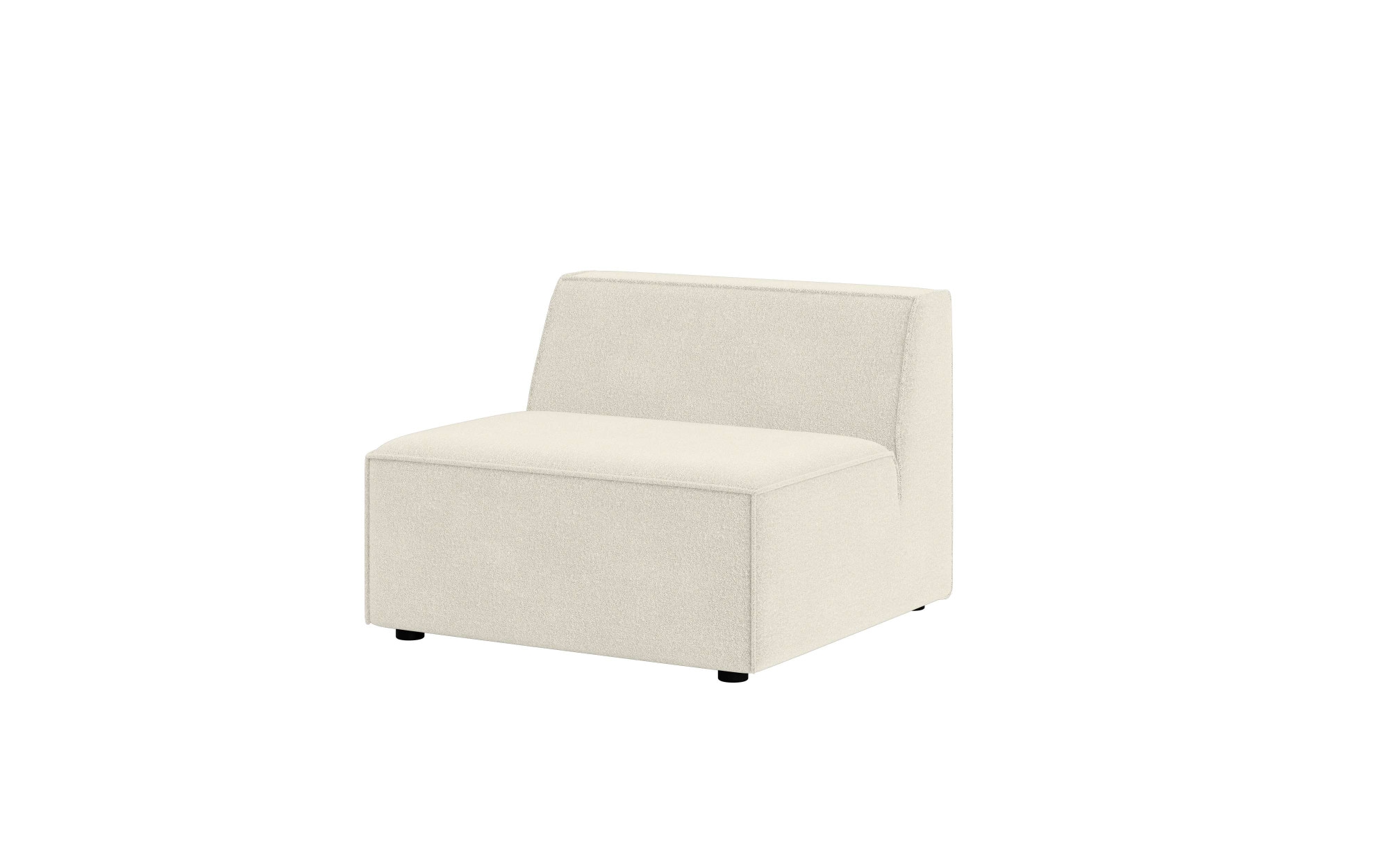 INOSIGN Sessel »Bequemer Sessel Cavan, Masse B/T/H: 90/90/72 cm«, ohne Armlehne, mit Wellenunterfederung, auch in Bouclé