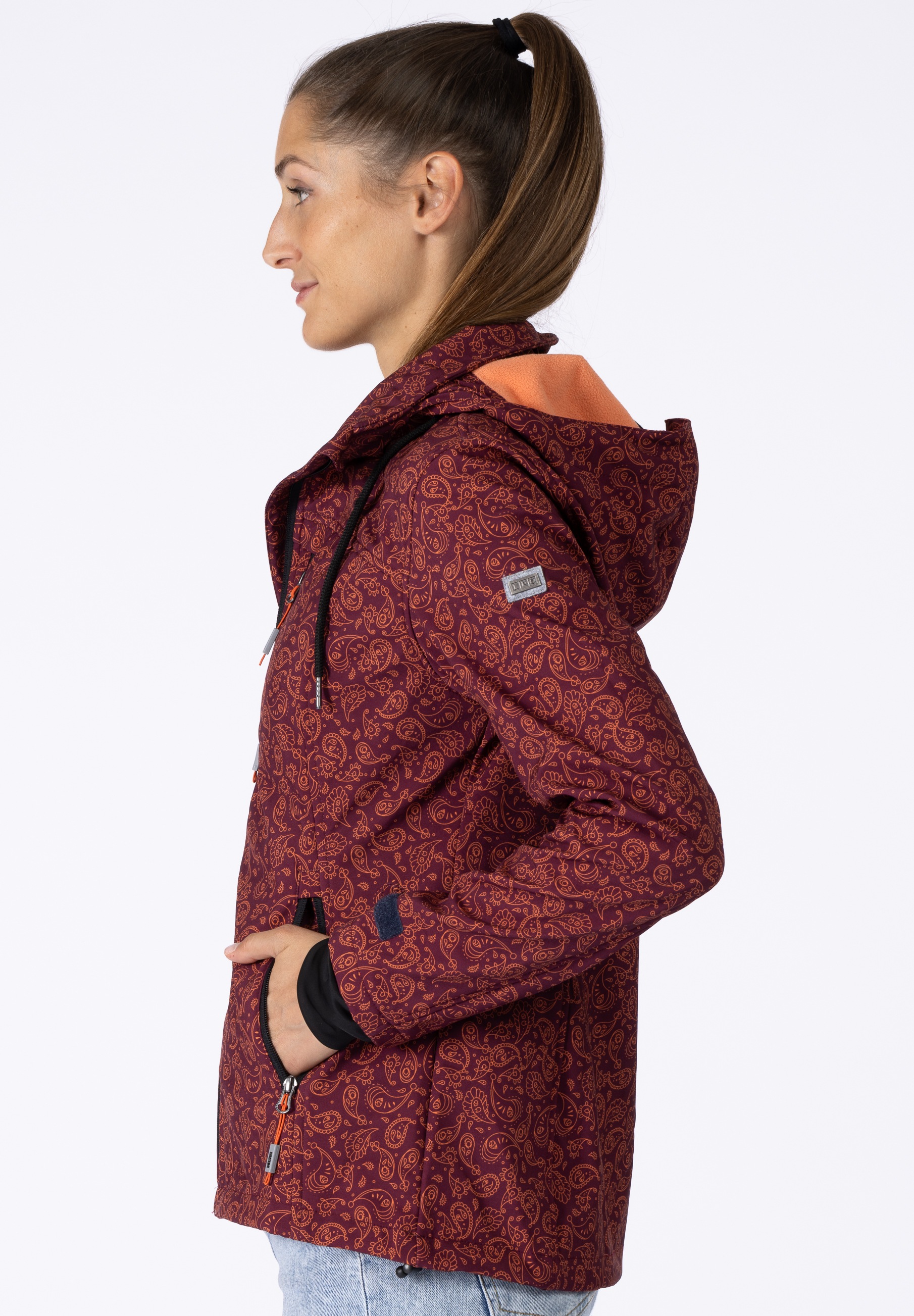 DEPROC Active Softshelljacke »SUN PEAK II WOMEN« mit abnehmbarer Kapuze