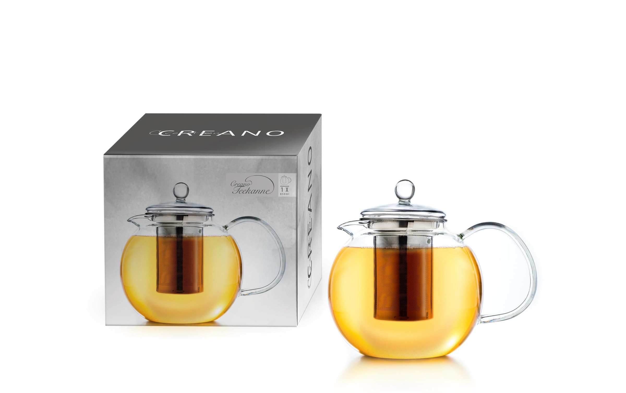 Creano Teekanne »0.85 l Transparent«, 0,85 l