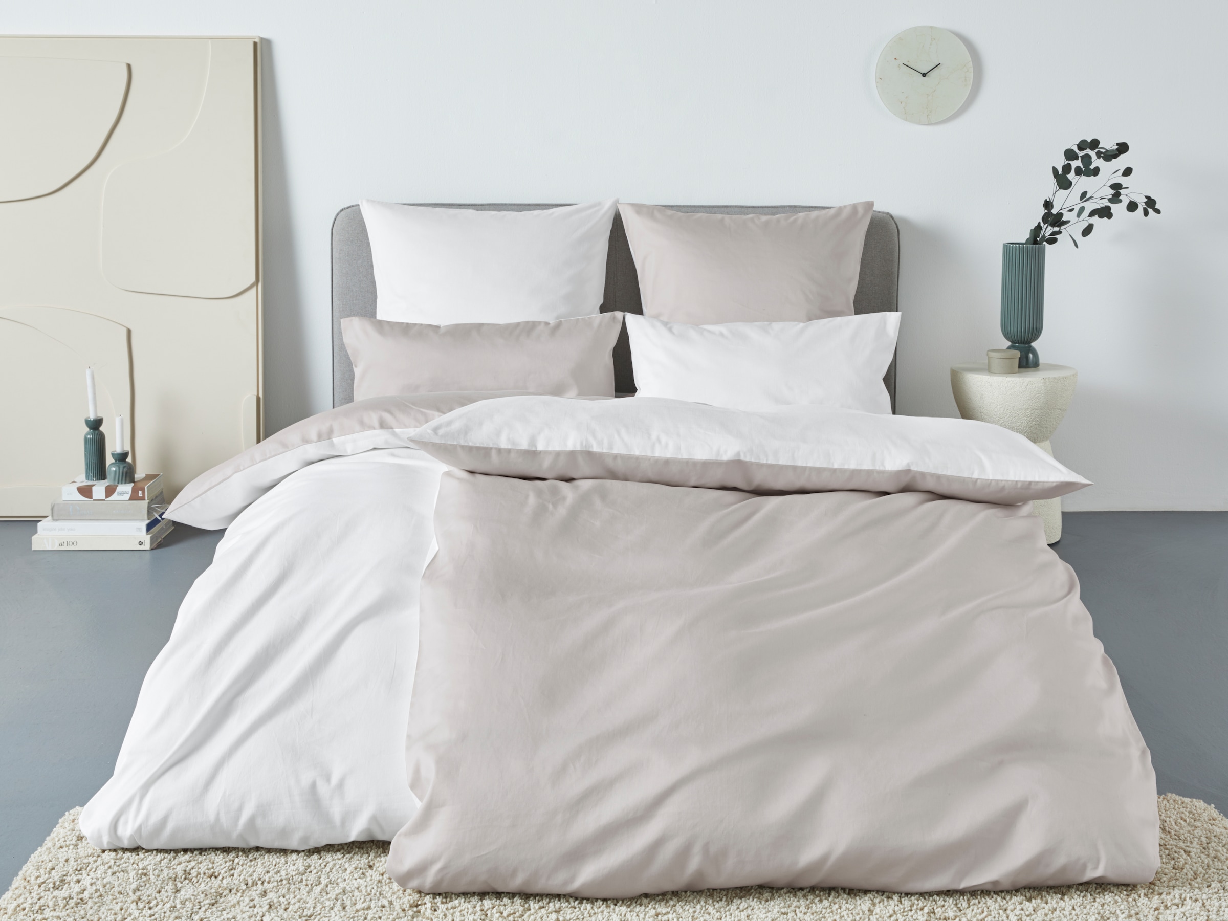 Guido Maria Kretschmer Home&Living Bettwäsche »Mila2«, (2 tlg.),  hochwertiger Satin aus 100% Baumwolle, Grösse ab 135x200 cm  versandkostenfrei auf