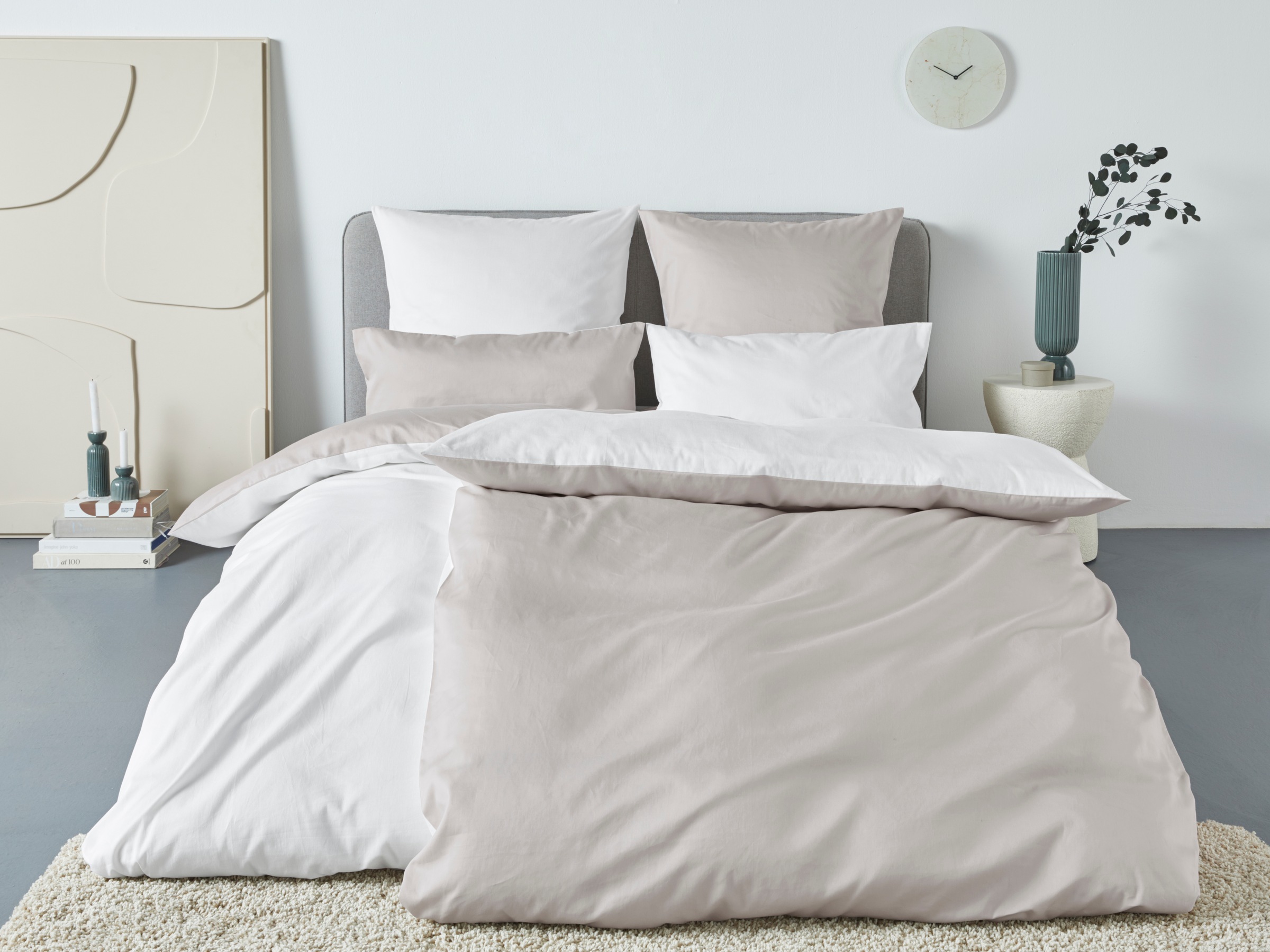 Image of GOODproduct Bettwäsche "Mila2" 2 Mako-Satin aus 100% Baumwolle, Grösse ab 135x200 cm