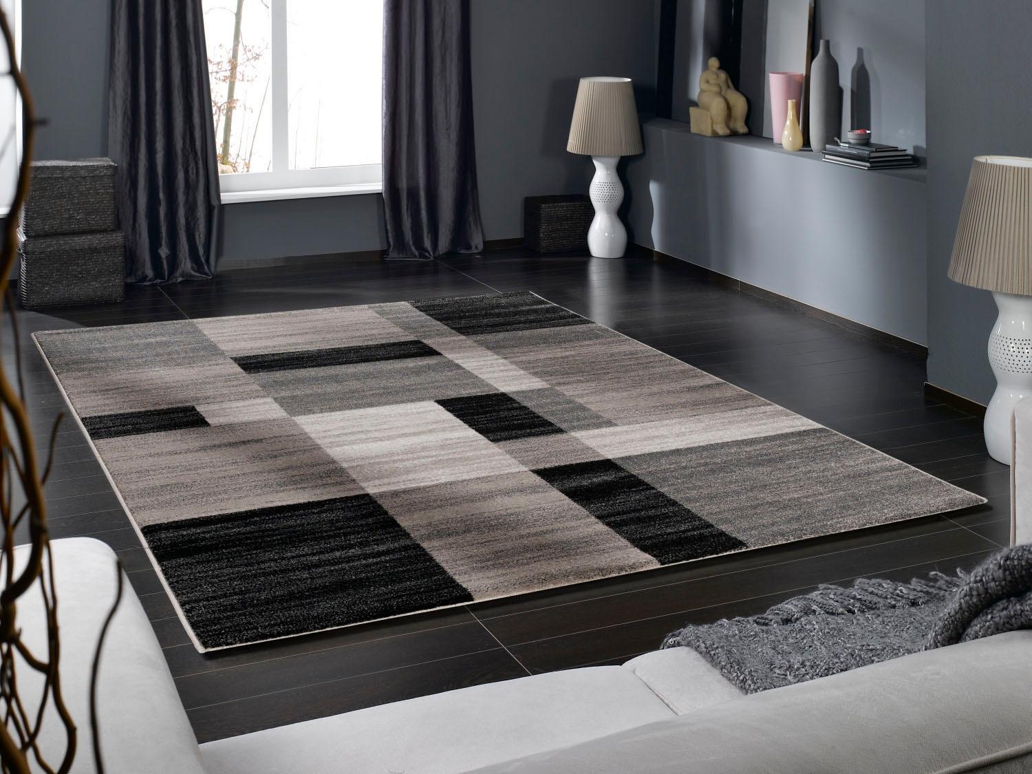 Image of OCI DIE TEPPICHMARKE Teppich »First Block«, rechteckig, 12 mm Höhe, Wohnzimmer bei Ackermann Versand Schweiz