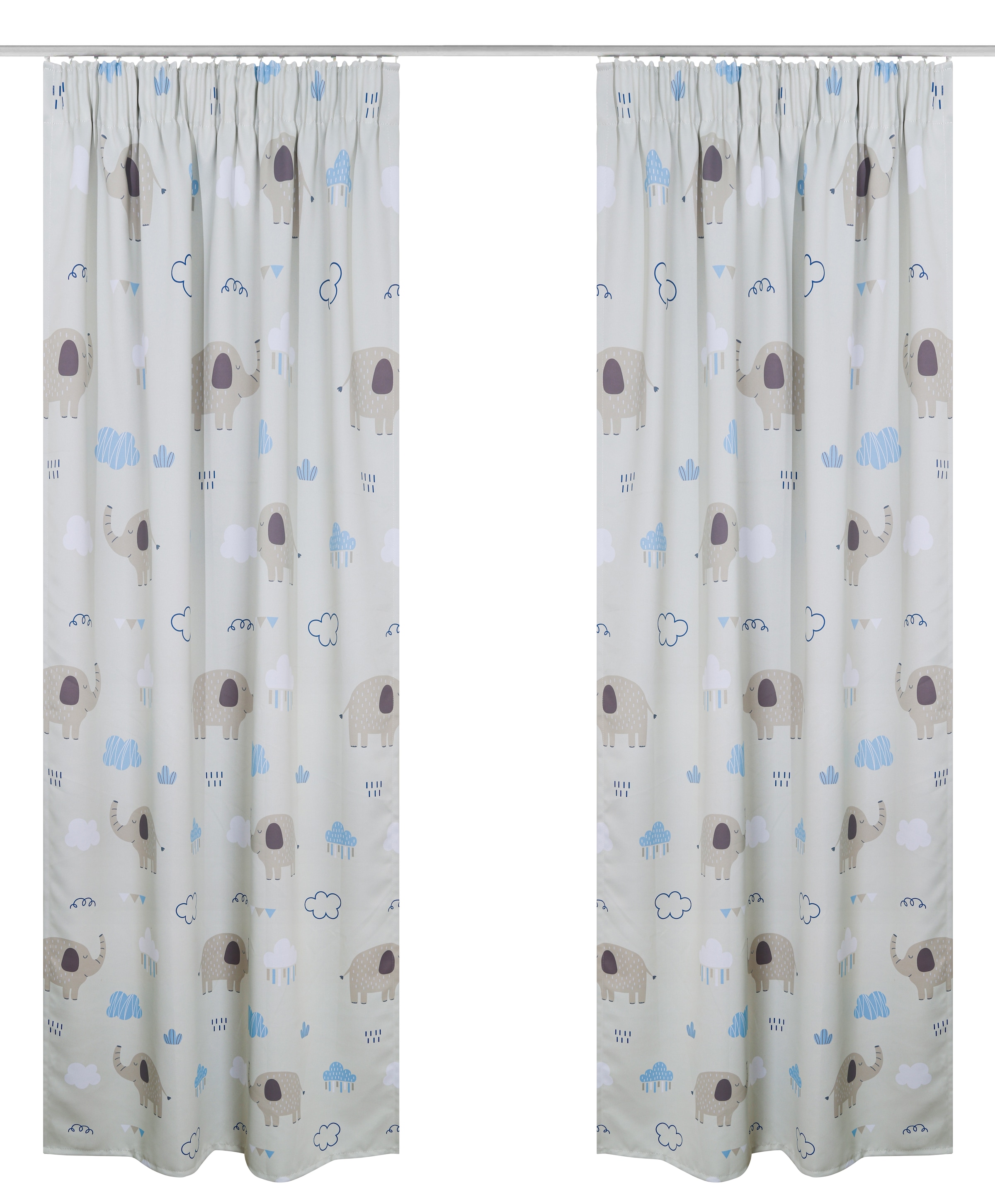 GOODproduct »Maurrice« Bande multifonctionnelle 1 cuis tlg. opaque, bande multifonction, facile d'entretien, motif éléphant