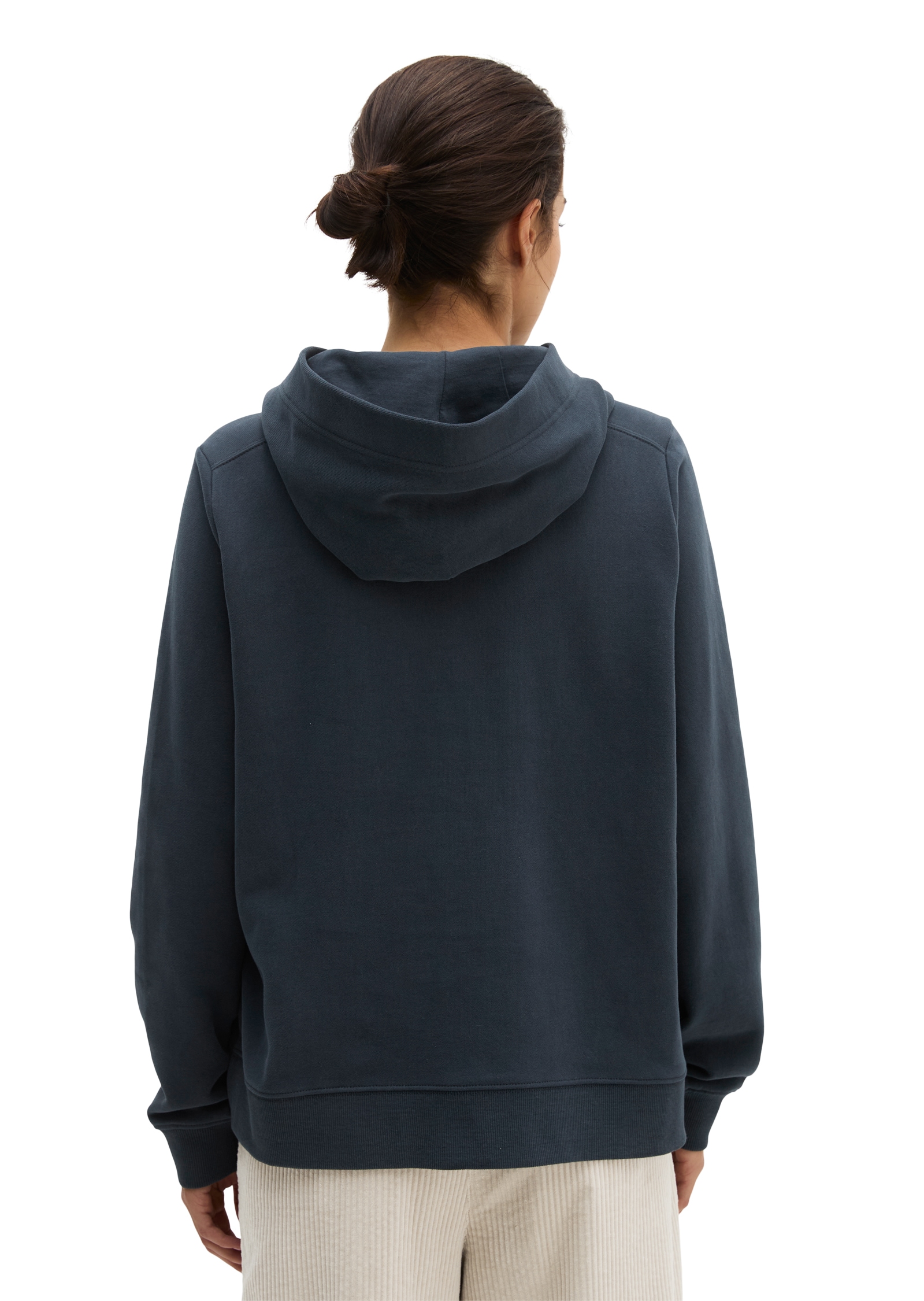 Marc O'Polo Hoodie , décontracté avec surface peau de pêche
