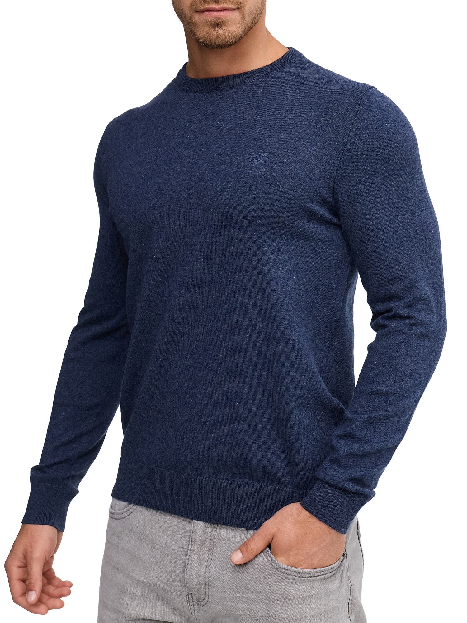 Indicode Pull à col rond »Wildman«