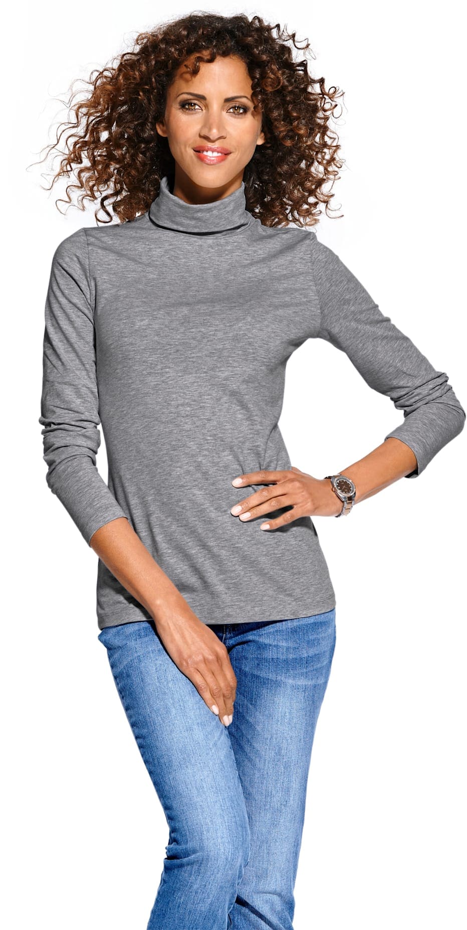 heine Rollkragenshirt "Rollkragen-Shirt" 1 Stk.