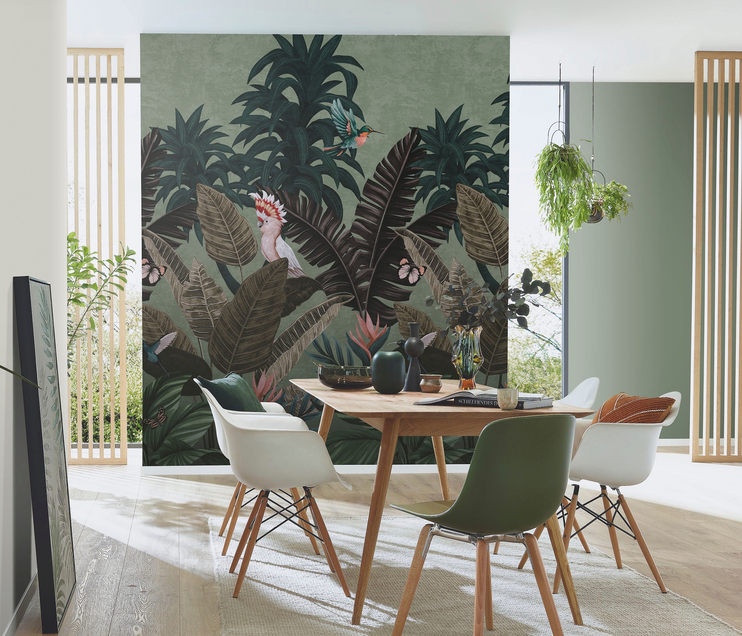 Image of Fashion for walls Fototapete "Tropical Twilight" floral glatt Phthalate frei