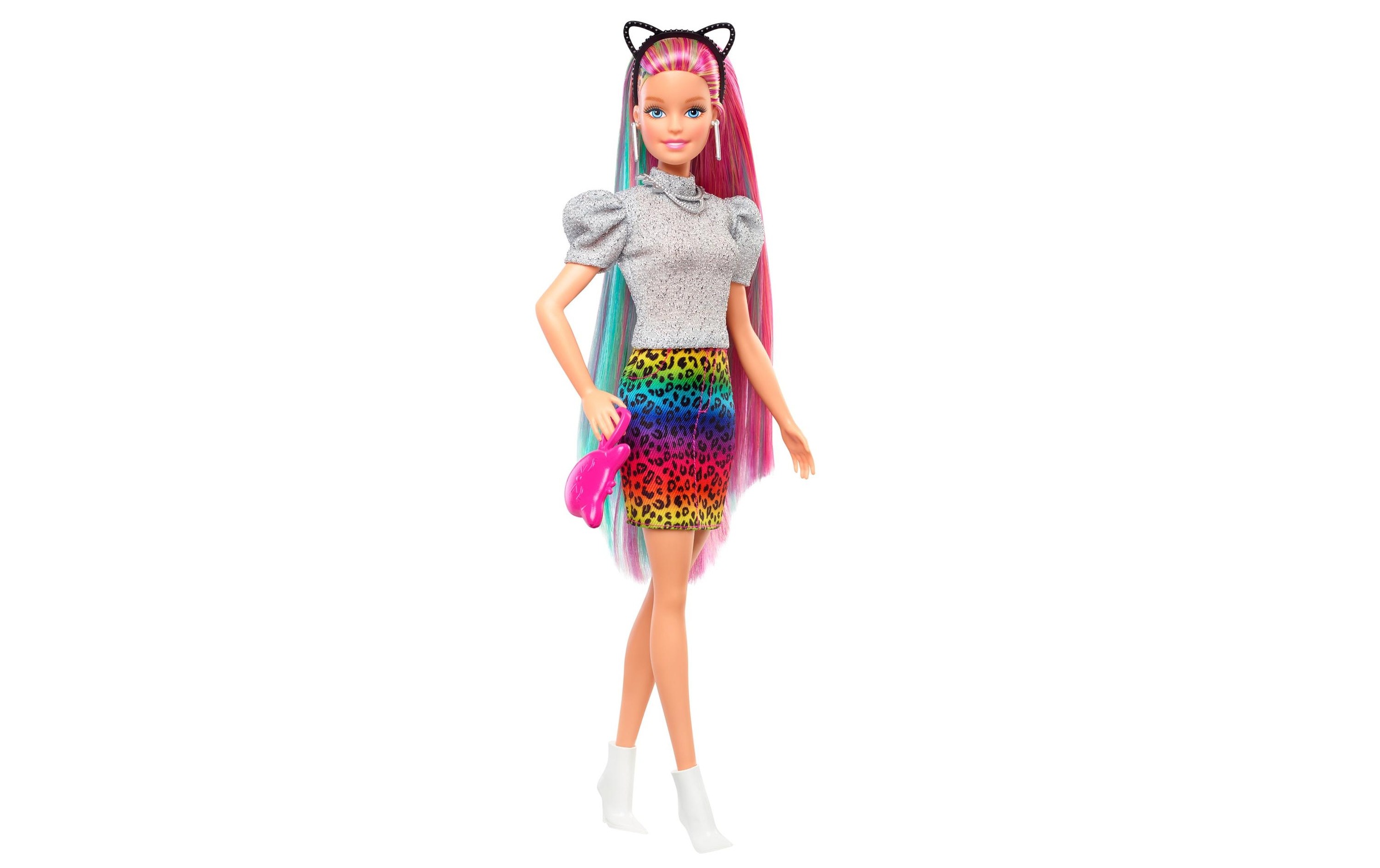 Image of Barbie Anziehpuppe »Leoparden Regenbogen-H« bei Ackermann Versand Schweiz