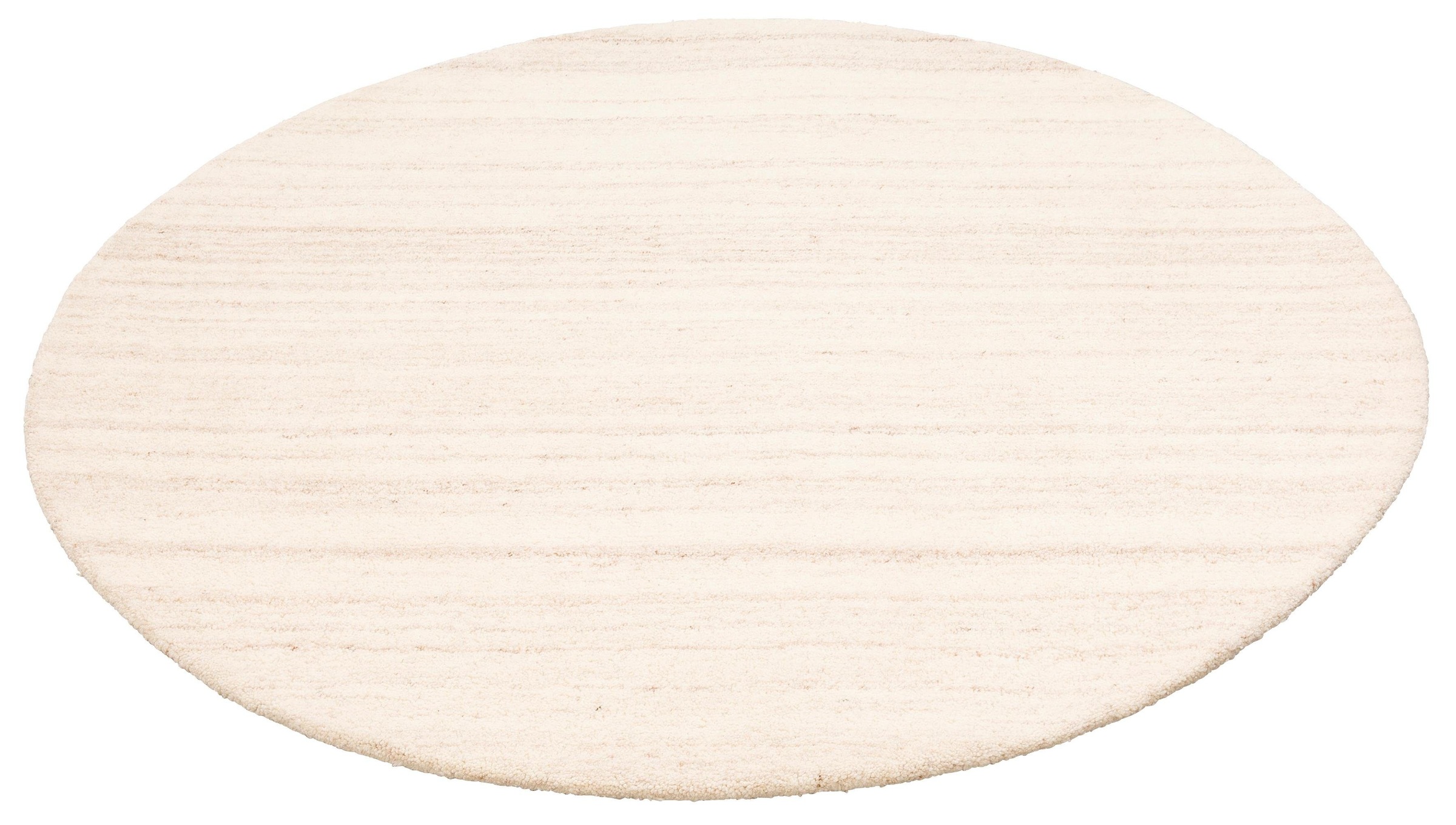Image of GOODproduct Wollteppich "Tarik" rund 18 mm Höhe reine Wolle, Berber Optik, meliert, handgetuftet