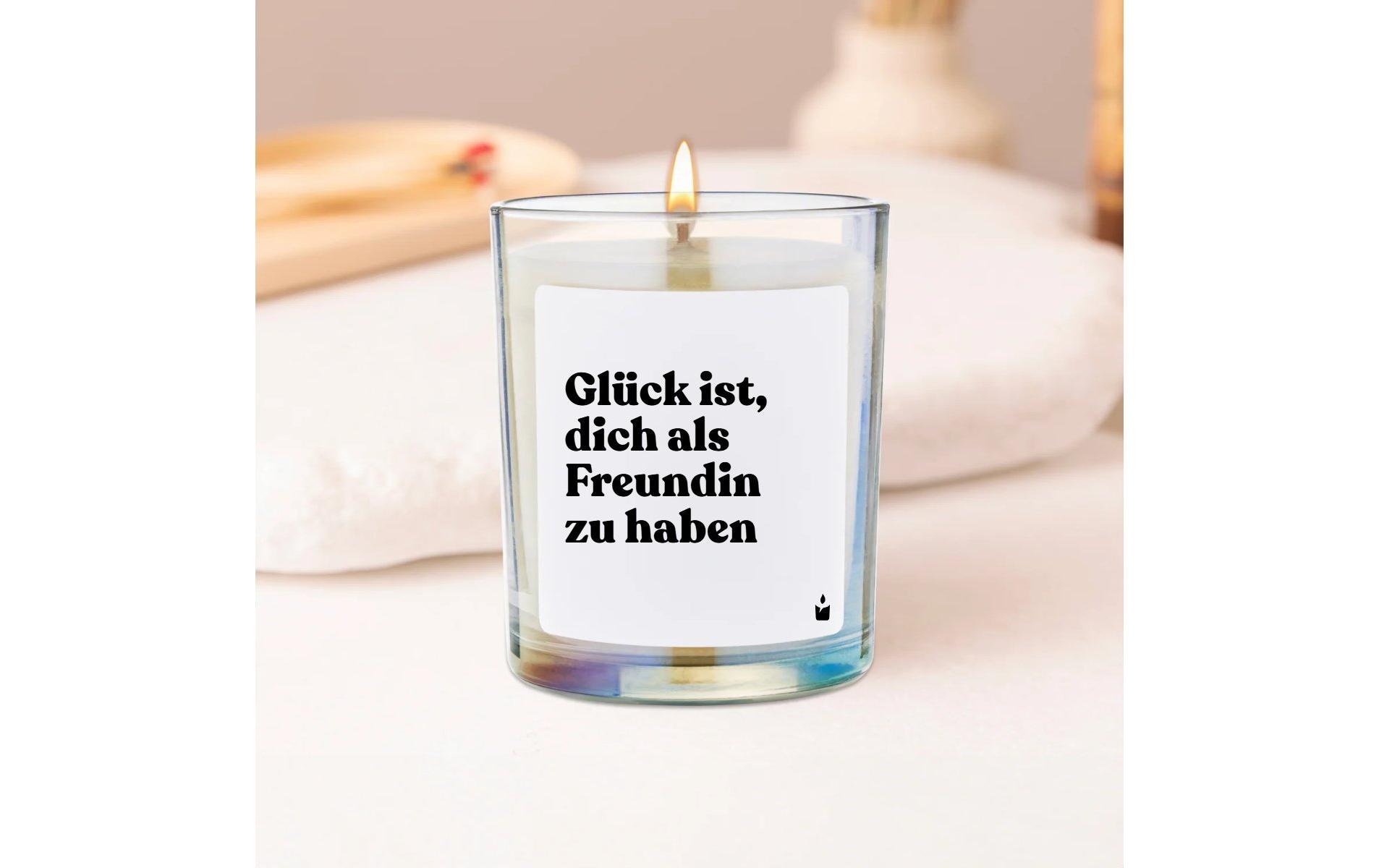   Duftkerze »ChattyCandles Glück ist, dich als Freundin zu haben 6,7 x 8 cm«
