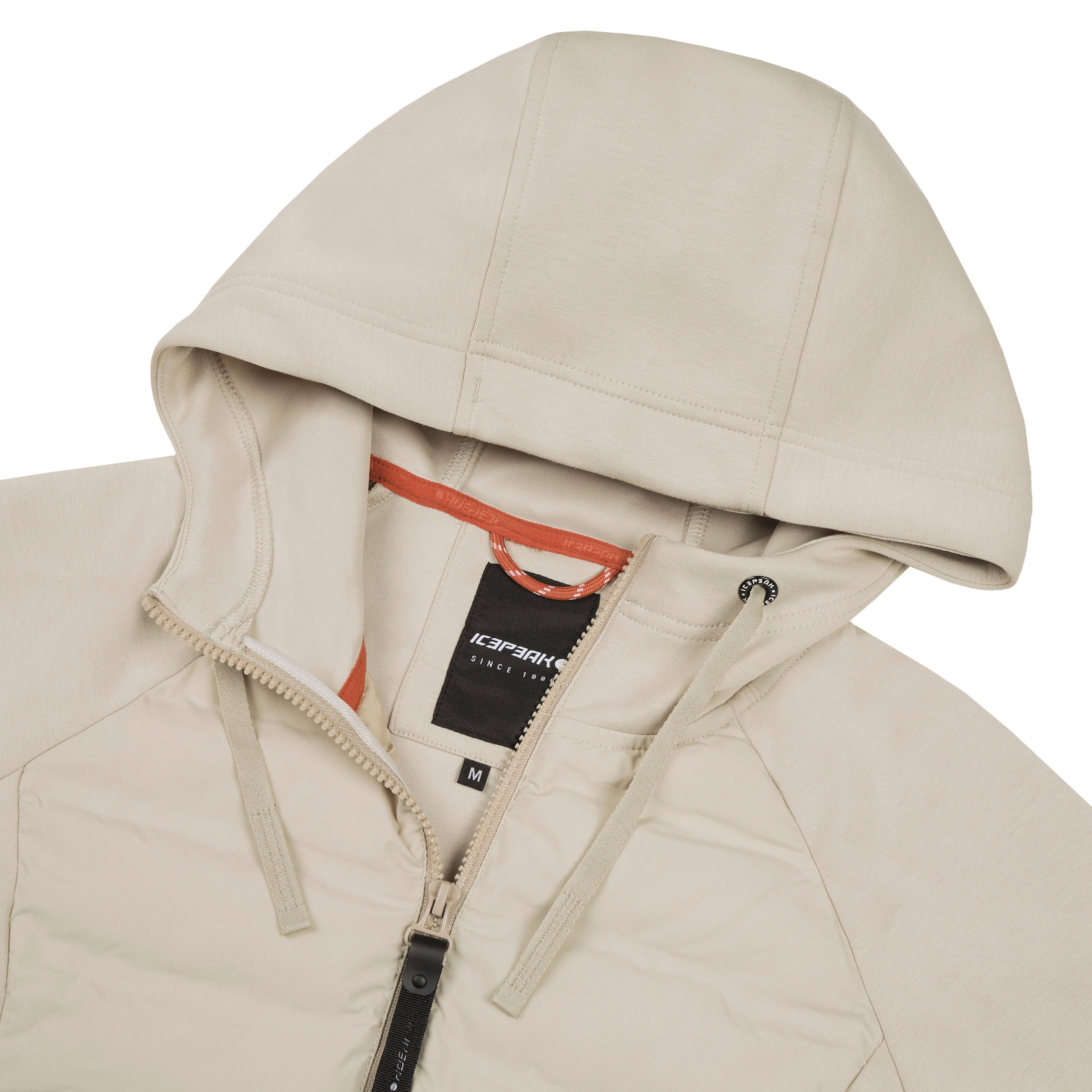 Icepeak Hybridjacke »ICEPEAK ASHBURN« mit fester Kapuze und Kordelzügen, aus 4-Wege-Stretch-Material