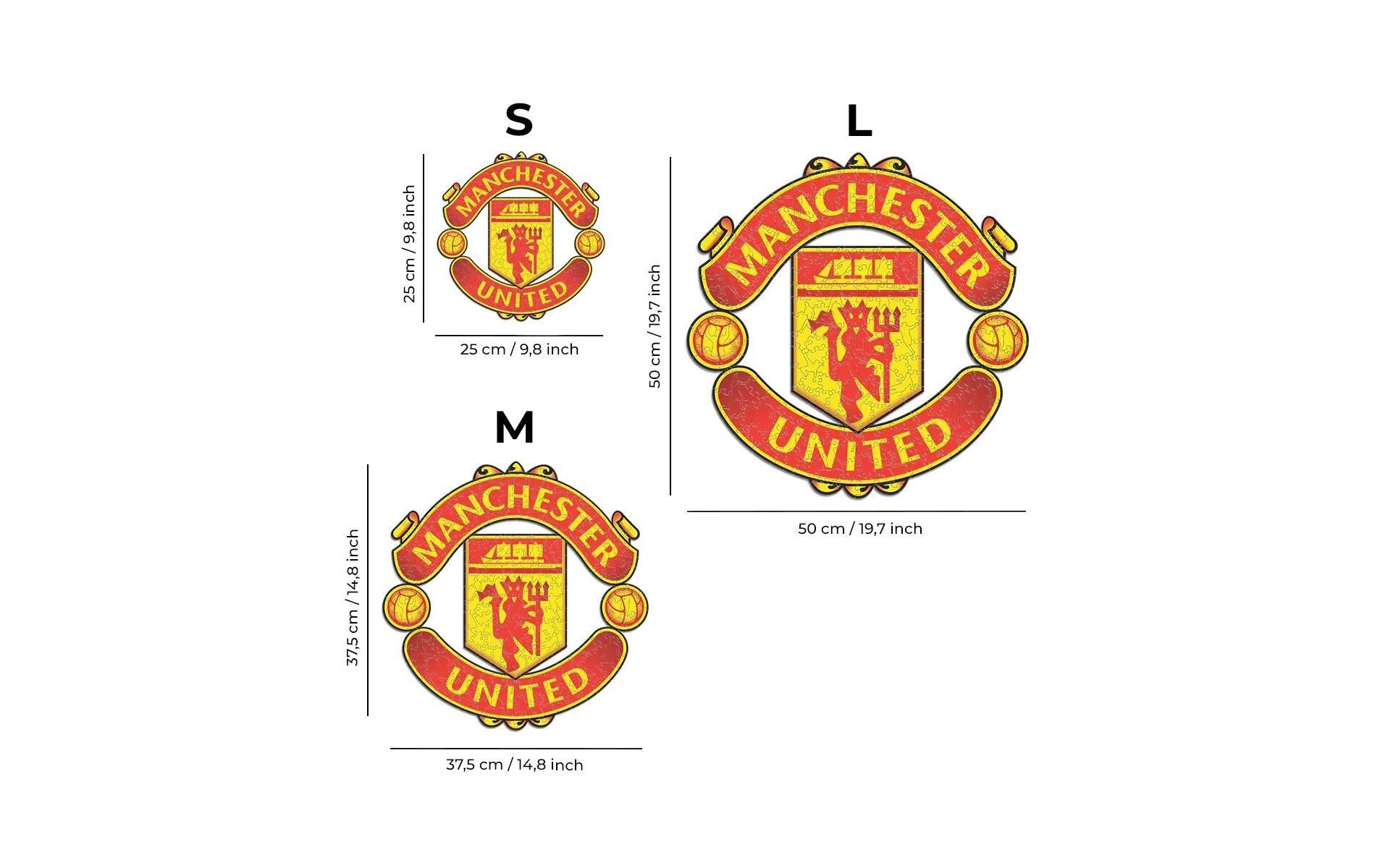   Puzzle »Iconic FC Manchester United - Logo« Holzart: Birke (Herkunftsland: China)