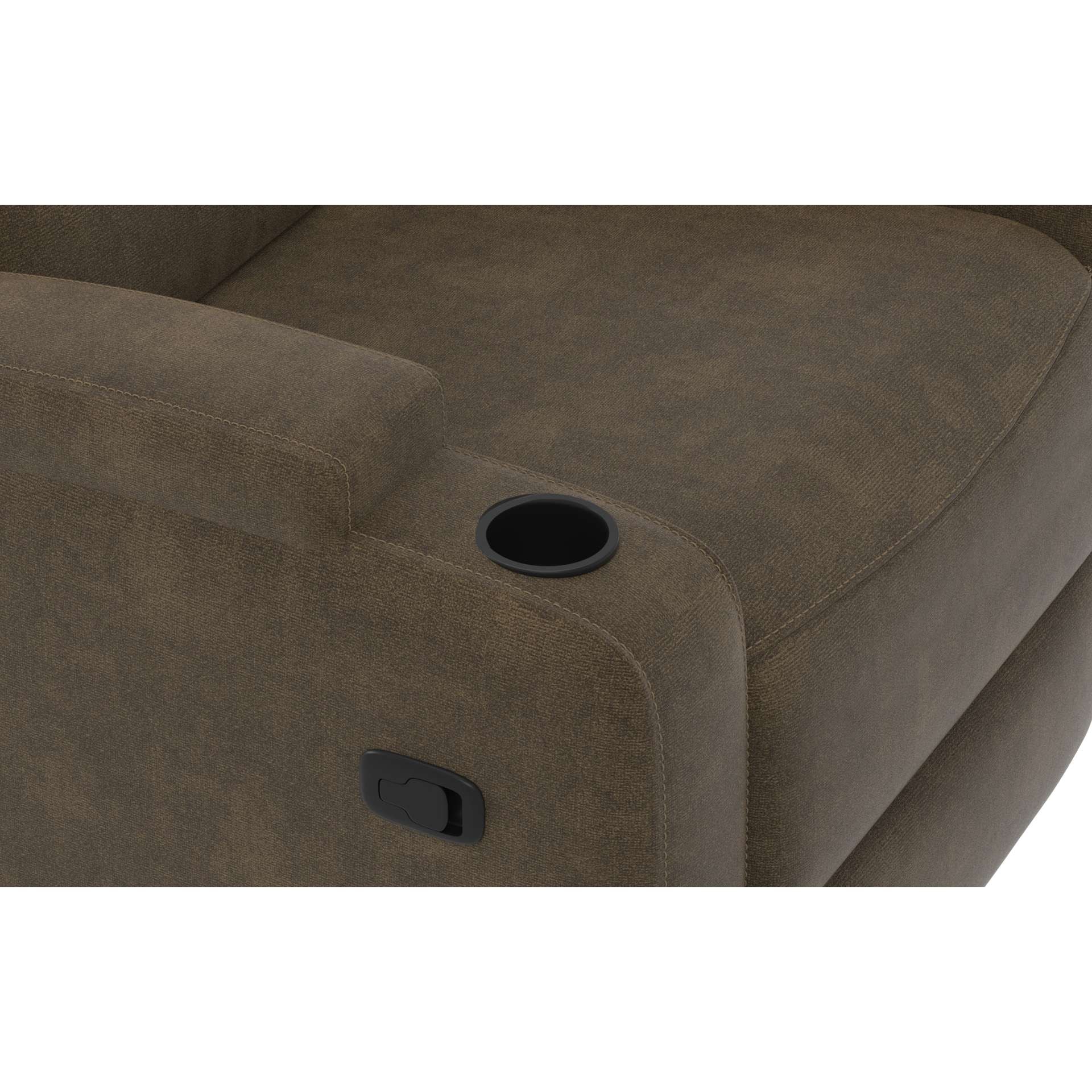 GOODproduct 3-places »NAPORI Microfaser, Multimediasofa, Kinosessel XXL« canapé cinéma avec 2 x fonction relaxation et porte-boissons