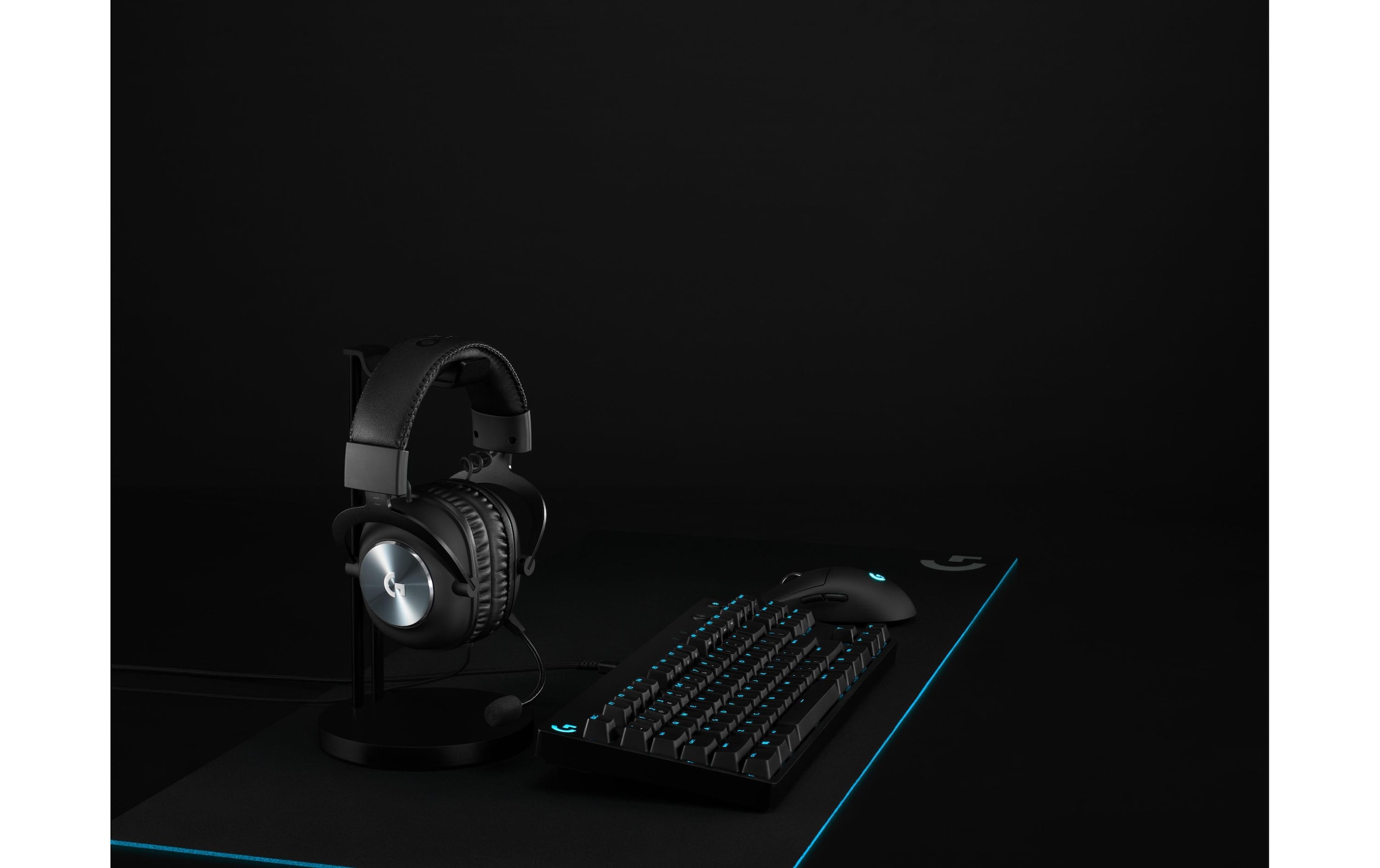 Logitech Gaming-Headset »G PRO X Gaming 7.1 Surround Schwarz«, Noise-Cancelling-Mikrofon abnehmbar