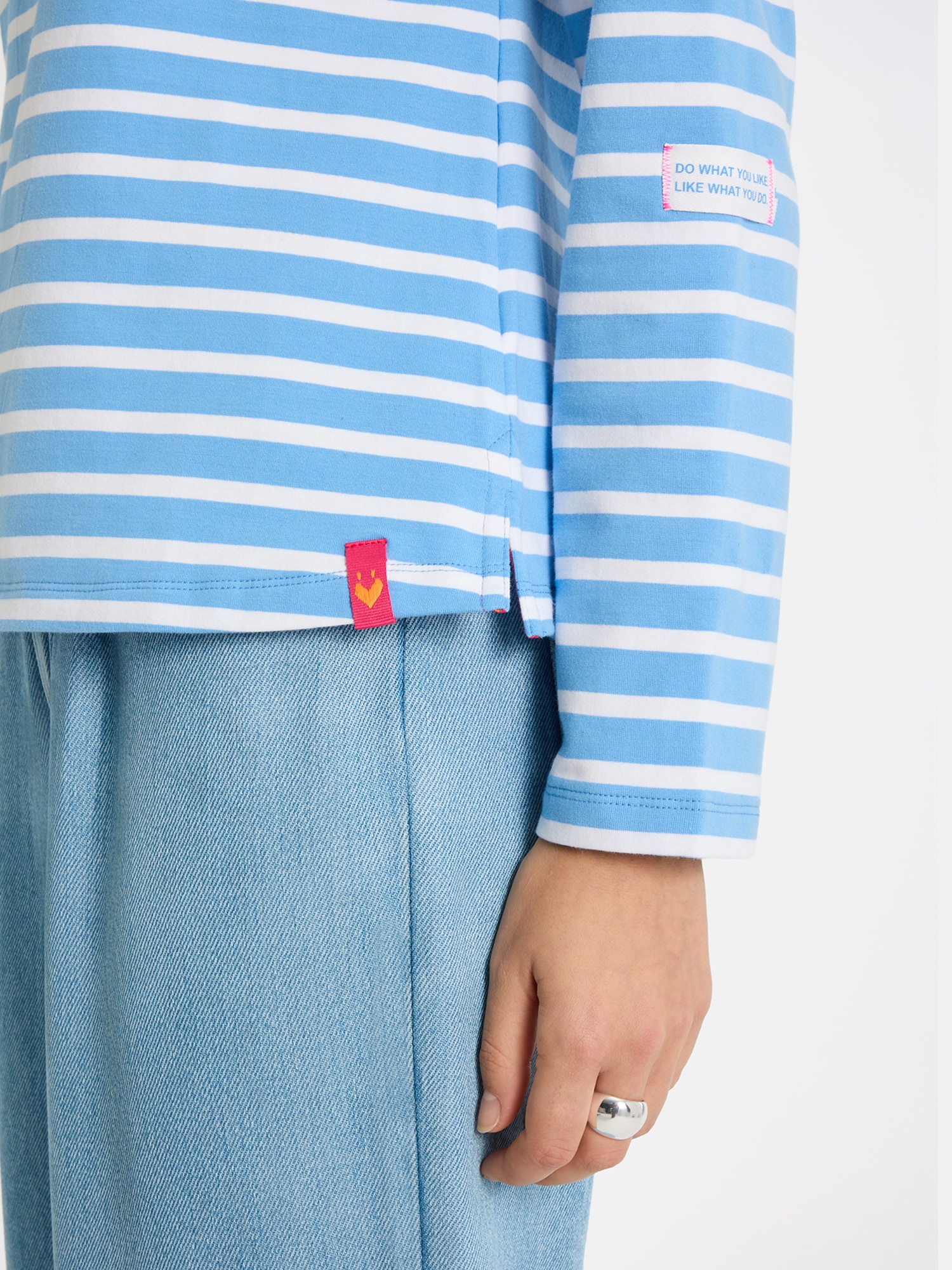 Lieblingsstück Langarmshirt »StineL« mit U-Boot Ausschnitt, Streifenmuster