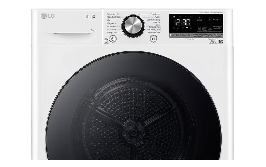 LG Wärmepumpentrockner »RT90V9W Links/Wechselbar«, 9 kg