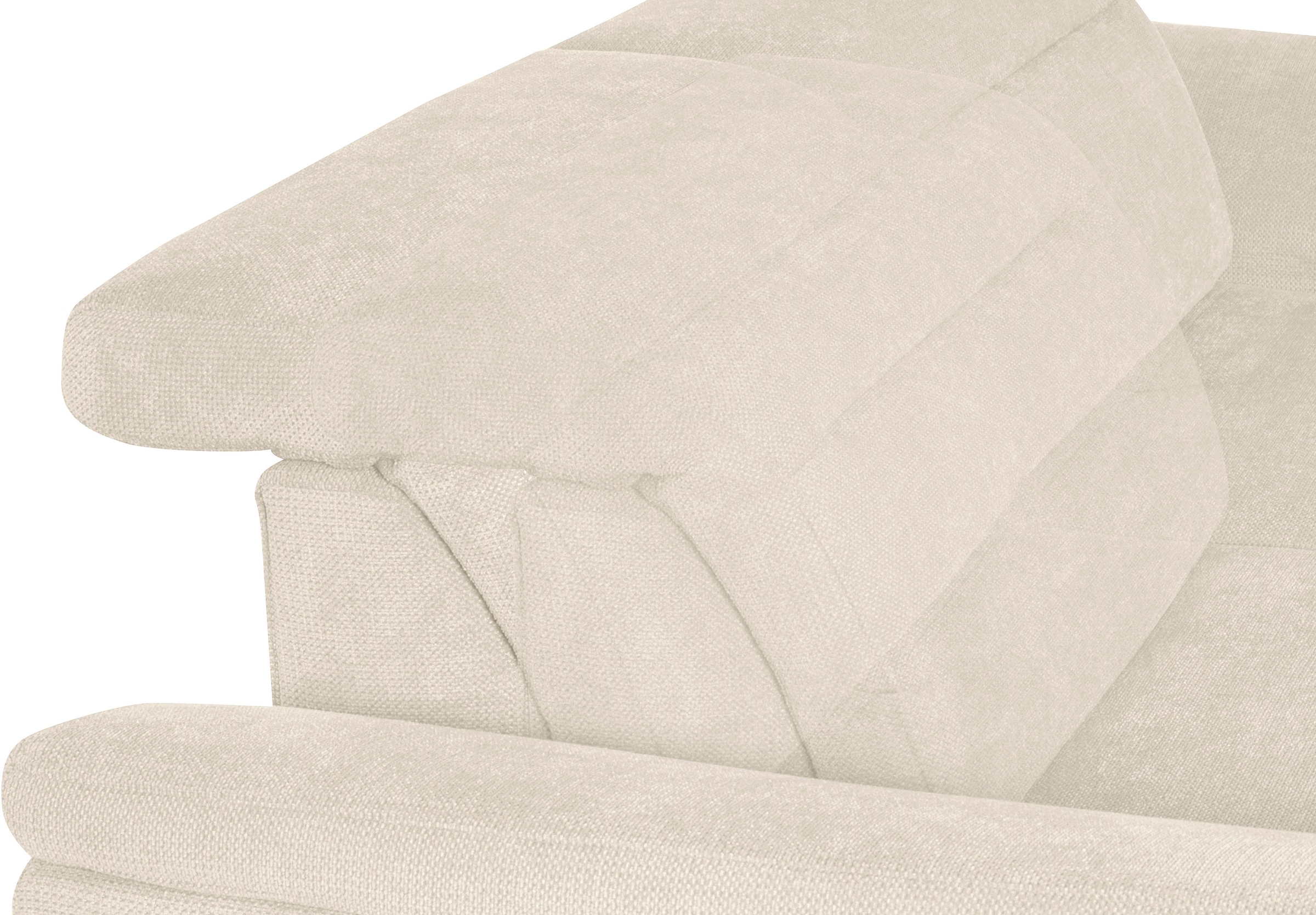 sit&more 2,5-Sitzer »Percy«, 15 cm Fusshöhe, Sitztiefenverstellung, wahlweise Kopfteilverstellung