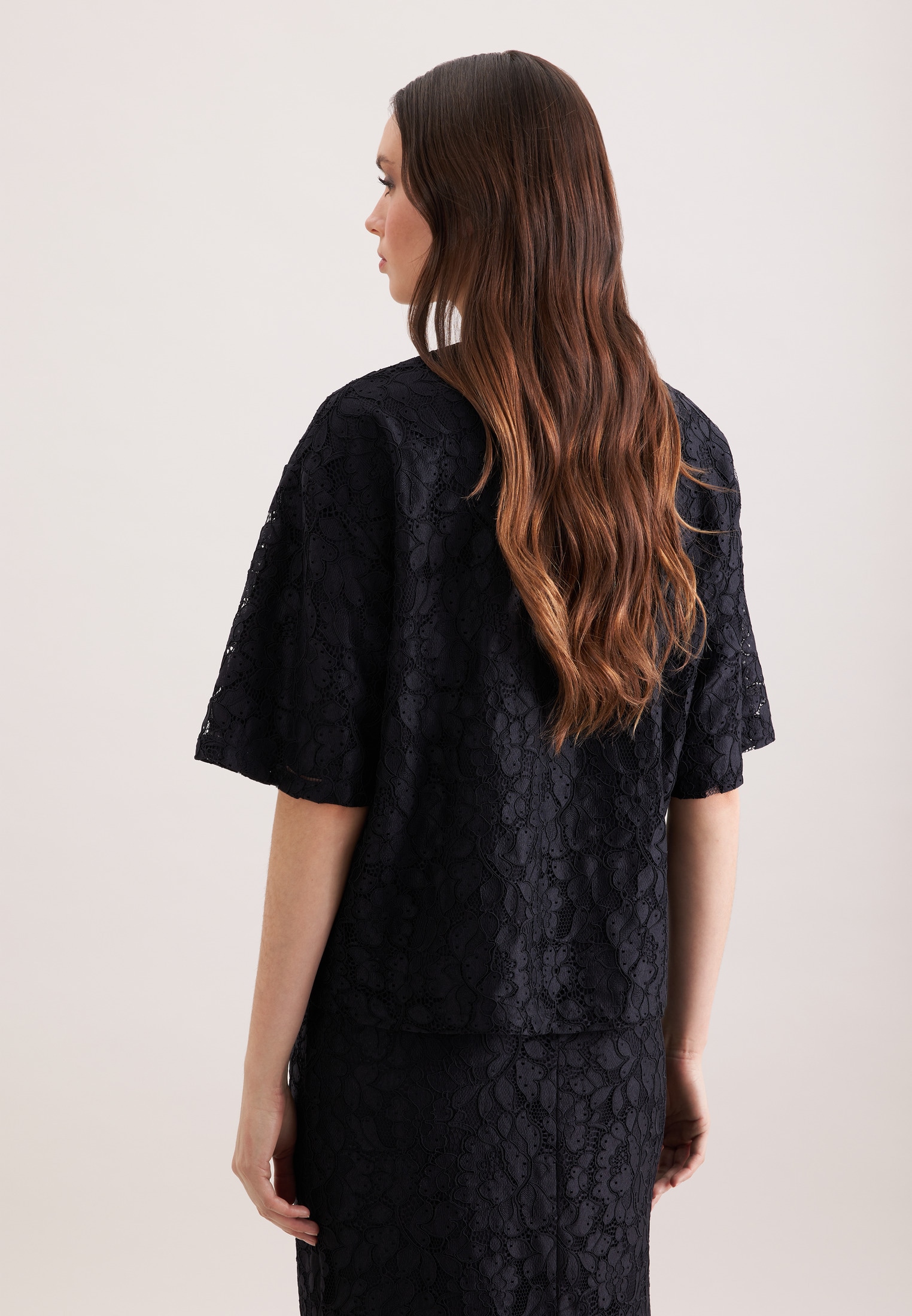 seidensticker Blouse classique 1/2 Rundhals Uni