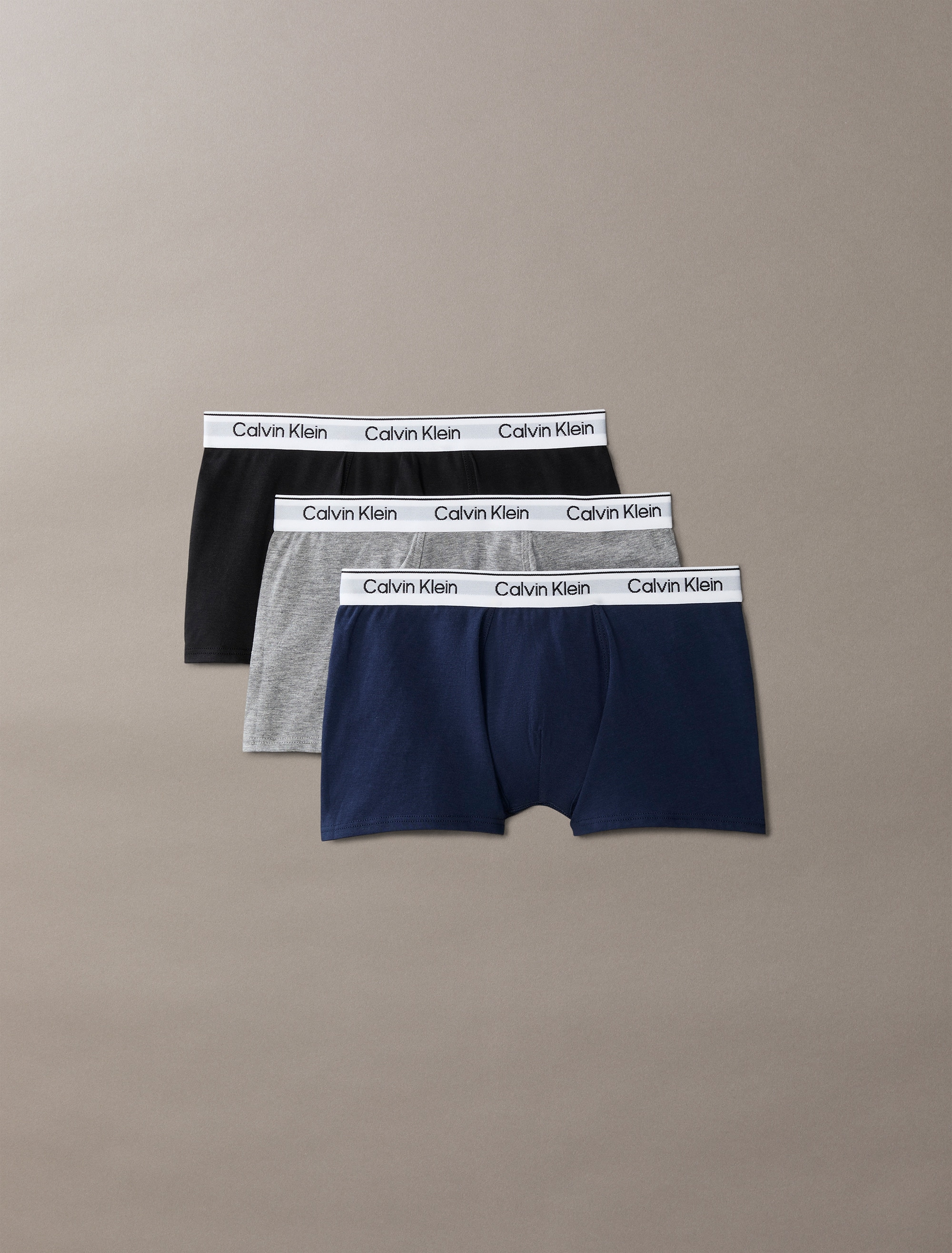 Calvin Klein Underwear Tronc »3PK TRUNK« Packung, 3er-Pack, 3 cuis mit Logobund
