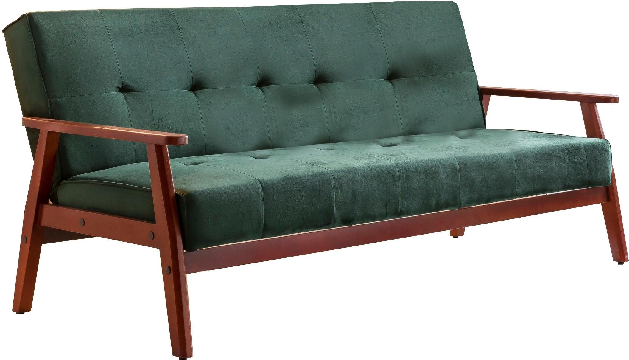 Image of SalesFever Schlafsofa "Skagen 3-Sitzer Sofa" Holzgestell Sofa: Entspannung und Schlaf auf 190cm Breite