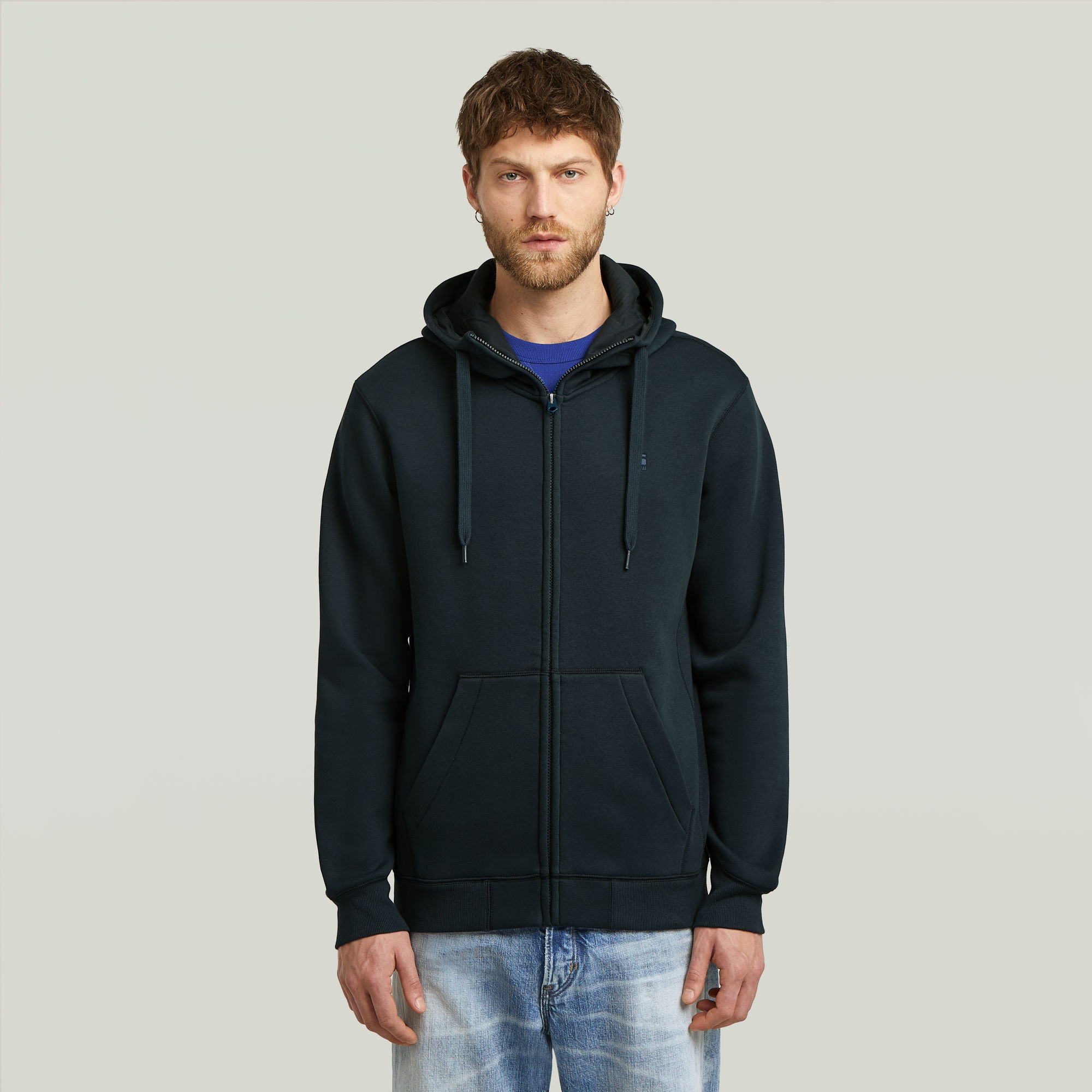 G-STAR Kapuzensweatjacke »Premium Basic Hooded Zip Sweater«