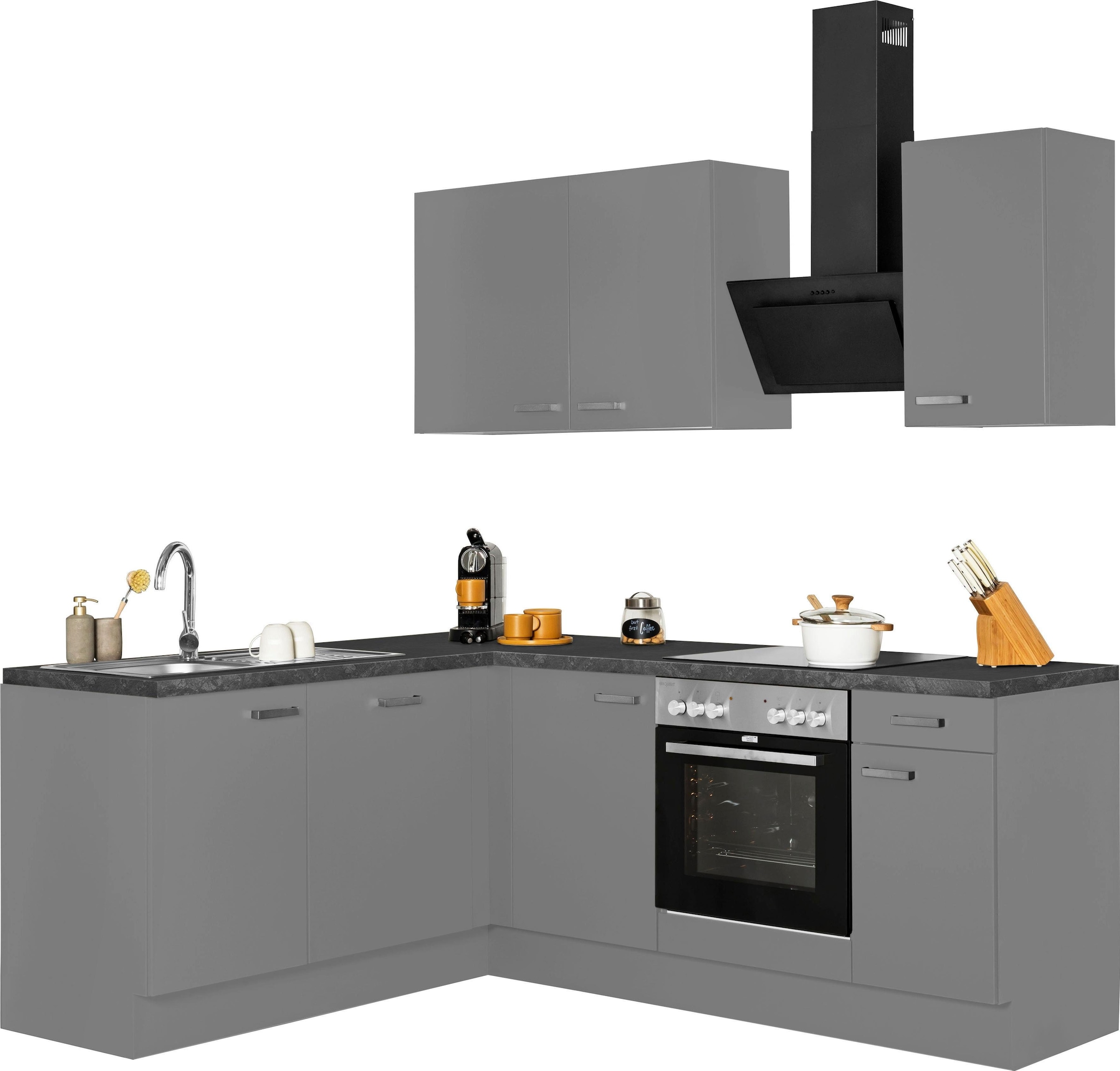 OPTIFIT Winkelküche »Parma«, ohne E-Geräte, Stellbreite 215x175 cm