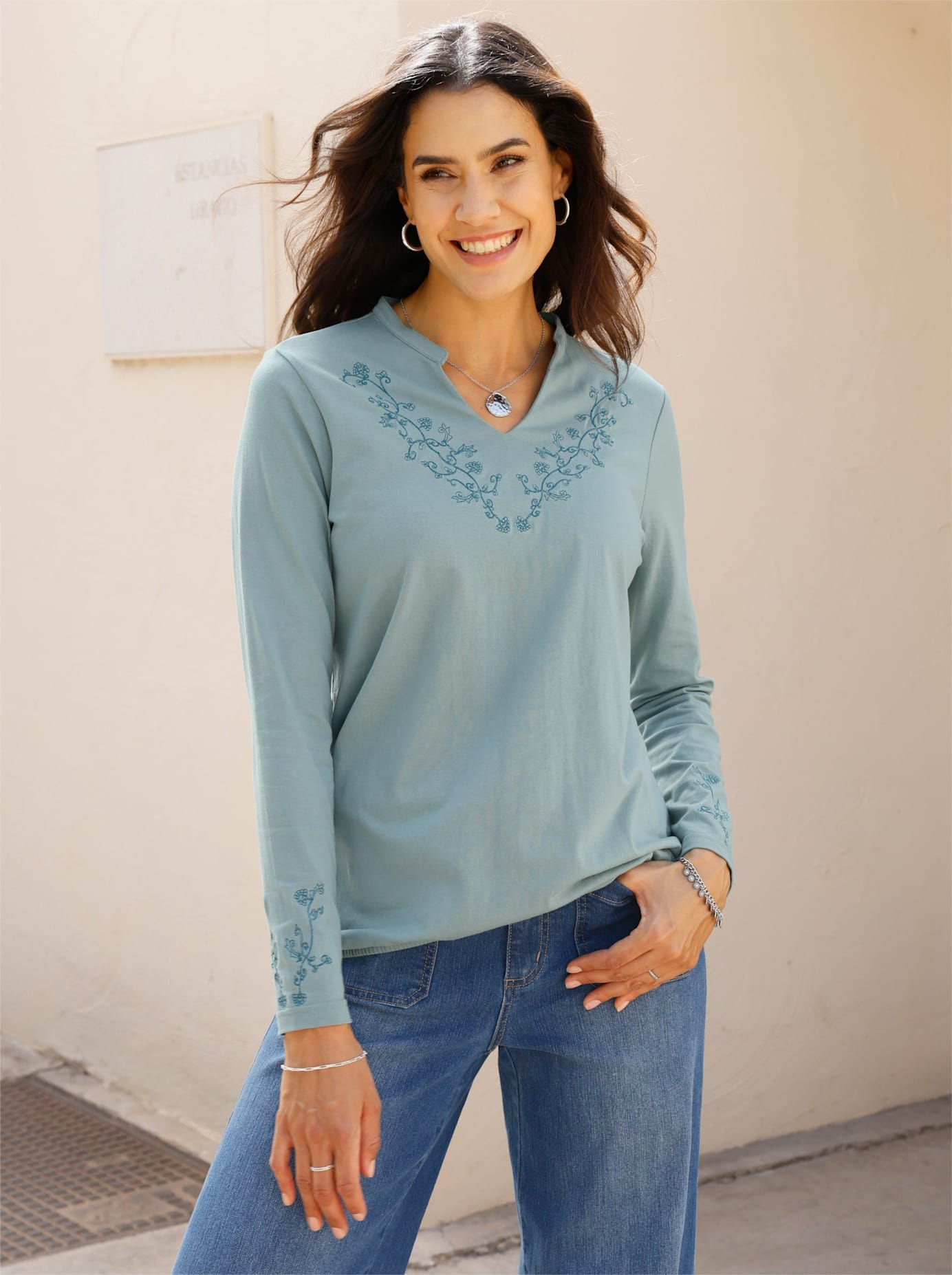 Image of Inspirationen Stehkragenshirt "Sitz- und Aufbewahrungswürfel" 1