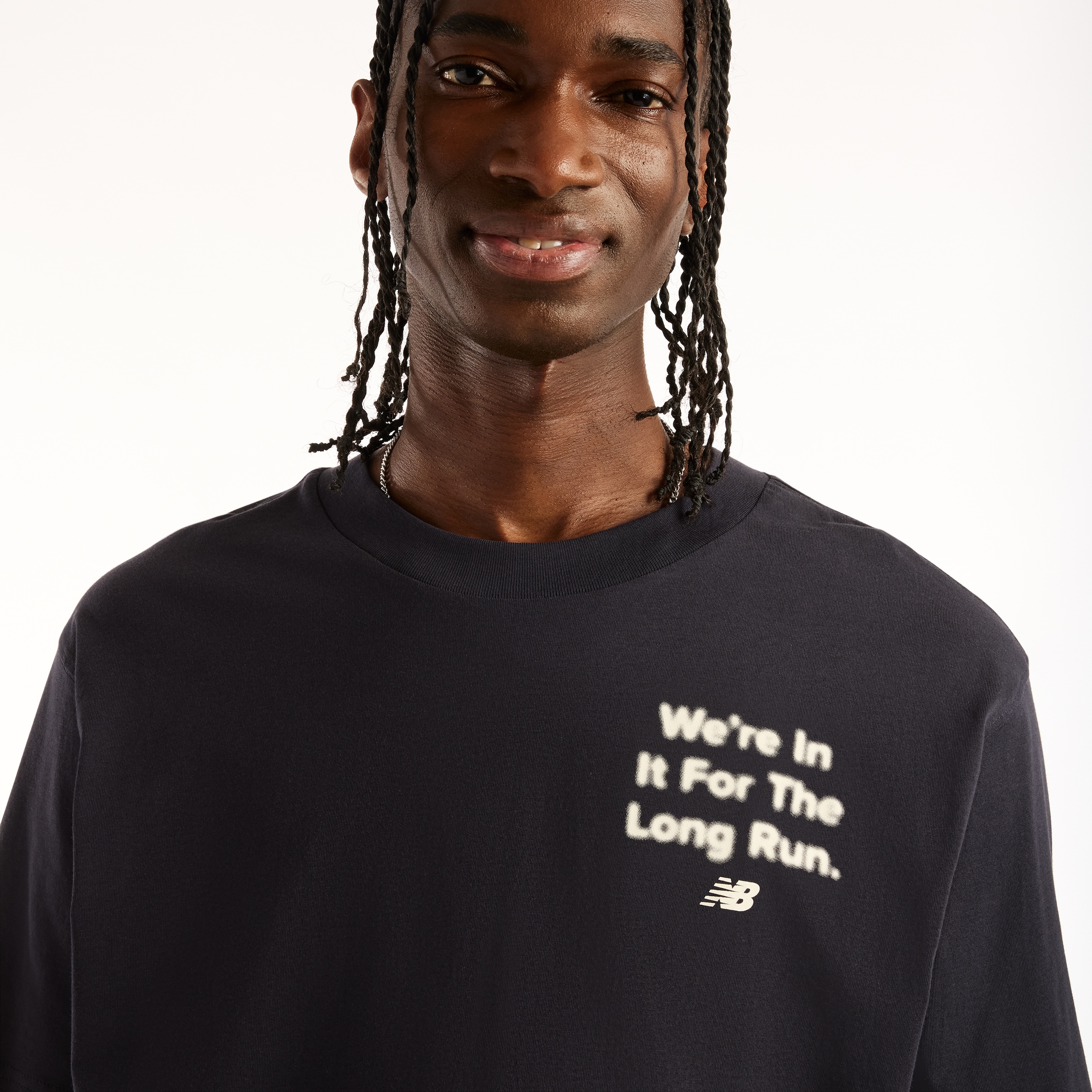 New Balance T-shirt »FOGGY DAZE 1906 T-SHIRT« conçu pour les activités sportives, en coton