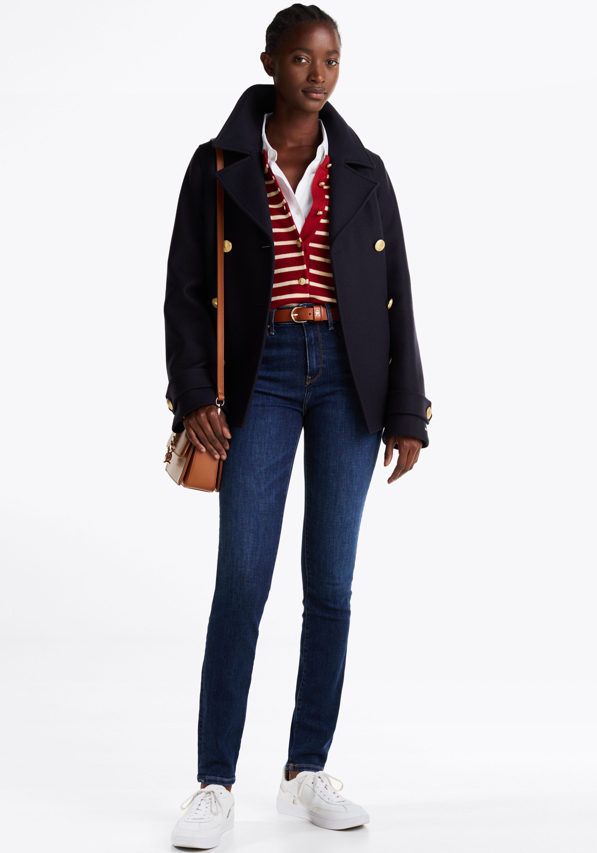 Tommy Hilfiger Skinny-fit-Jeans »HERITAGE COMO SKINNY RW«, mit Tommy Hilfiger Logo-Badge
