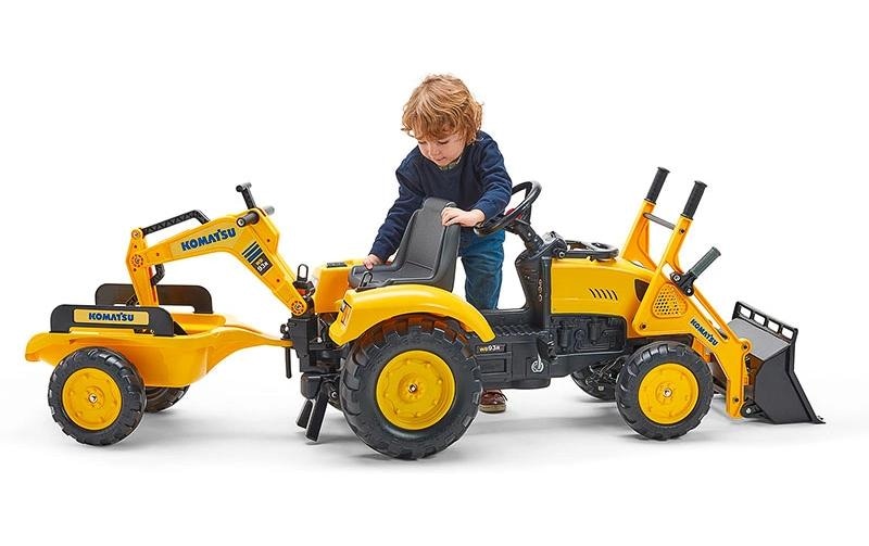Falk Rutscherauto »Komatsu Traktor + Anh. XXL«