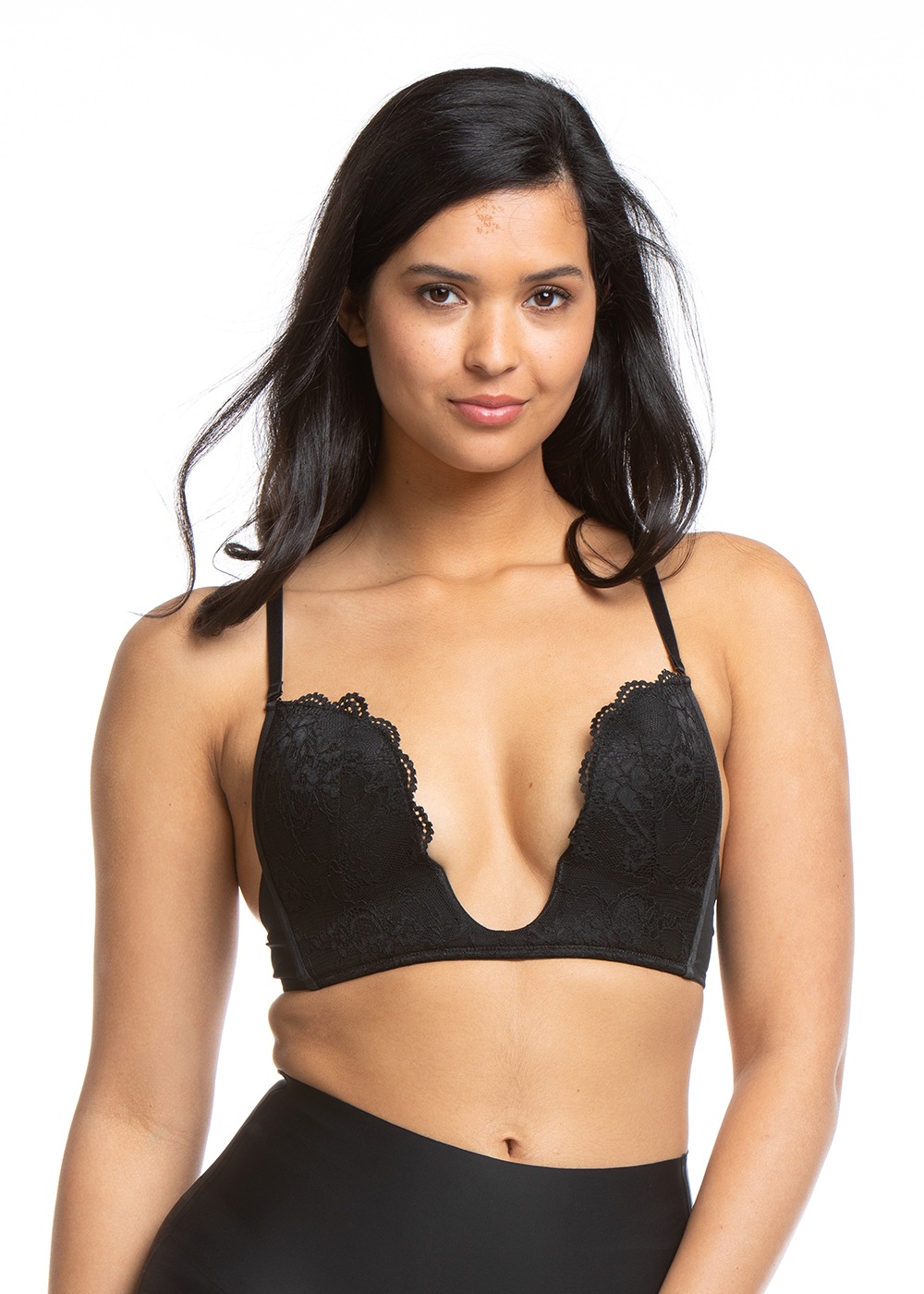 Image of MAGIC Bodyfashion Bügelloser BH "V-Bra" Verziert mit wunderschöner Spitze und Netz-Details
