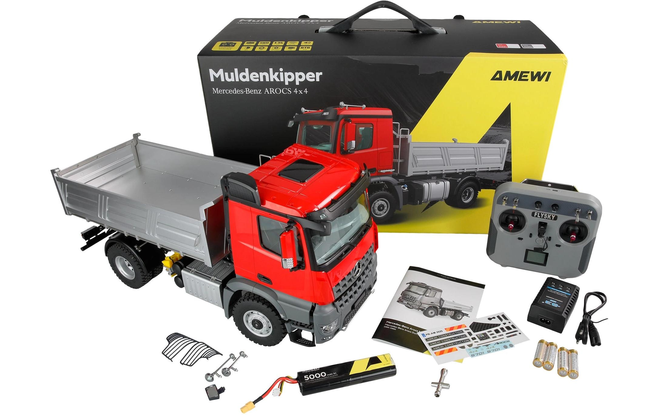 Amewi CAMION RC »Lastwagen Mercedes-Benz Arocs 1:14 RTR«