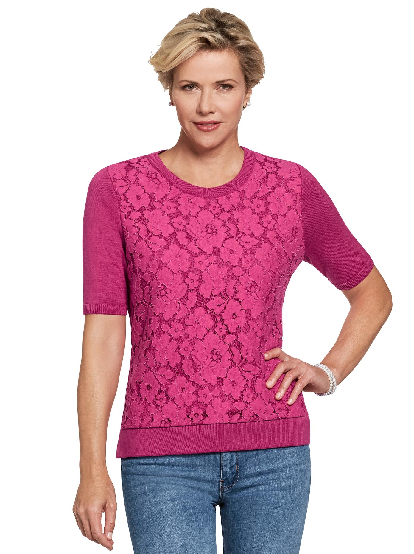 Image of Lady Kurzarmpullover »Pullover« bei Ackermann Versand Schweiz