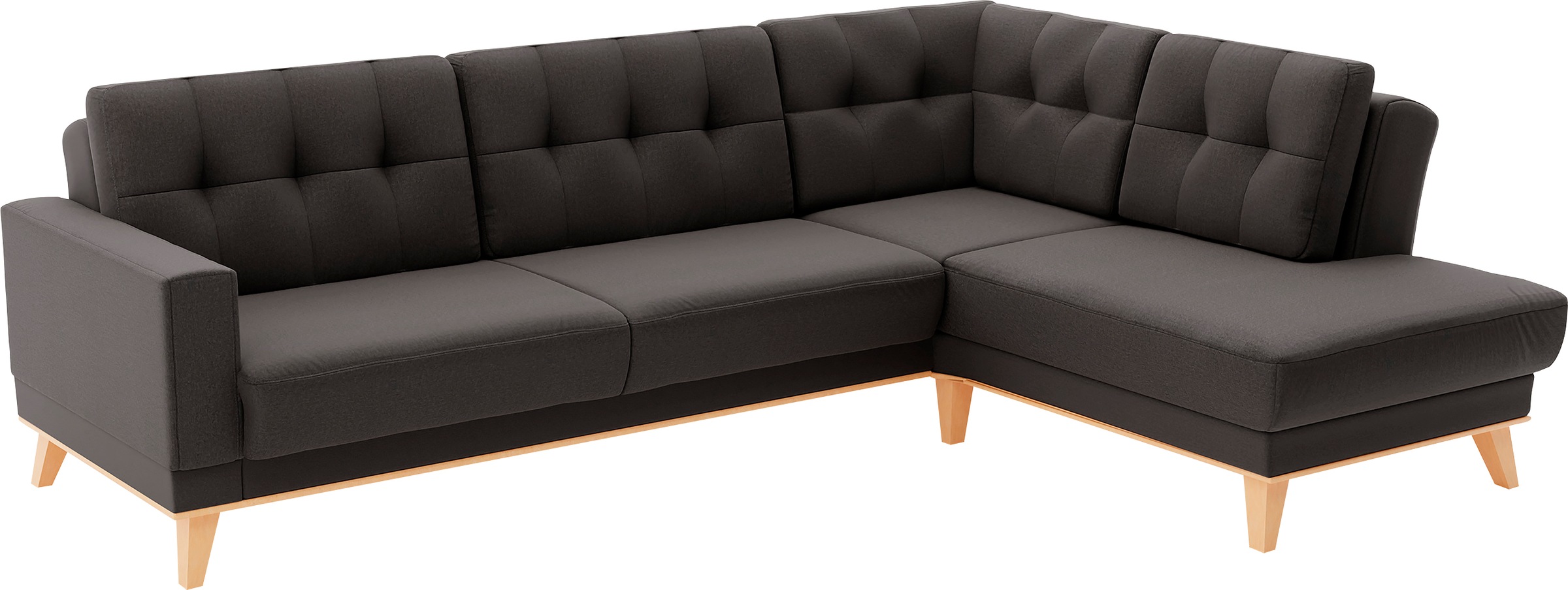sit&more Ecksofa »Lavida L-Form« wahlweise mit Kippfunktion und Bettkasten