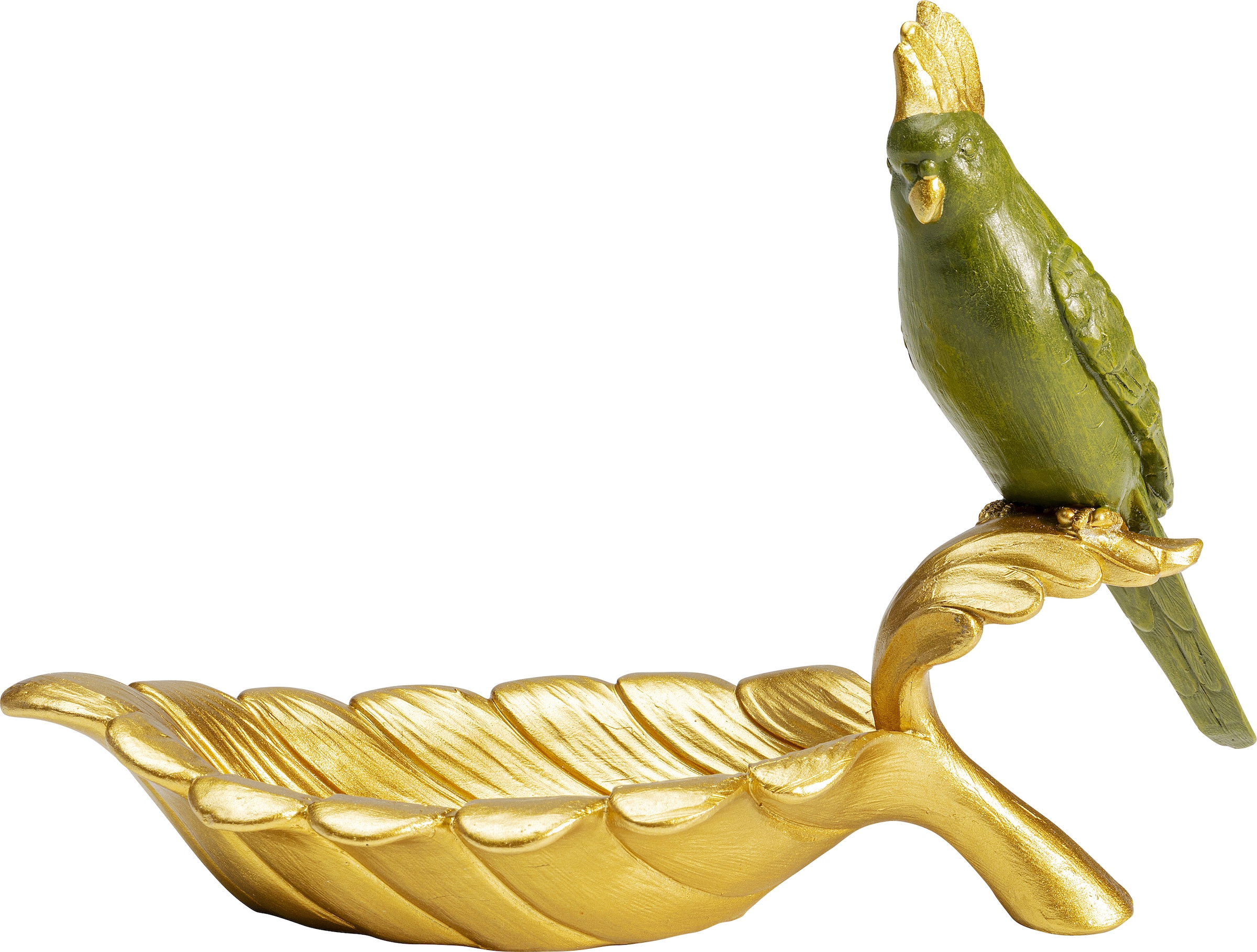 Image of Kare Design Schale "Parrot Guard 10x21cm" aus Polyresin (Kunststein) aus lackiertem Polyresin