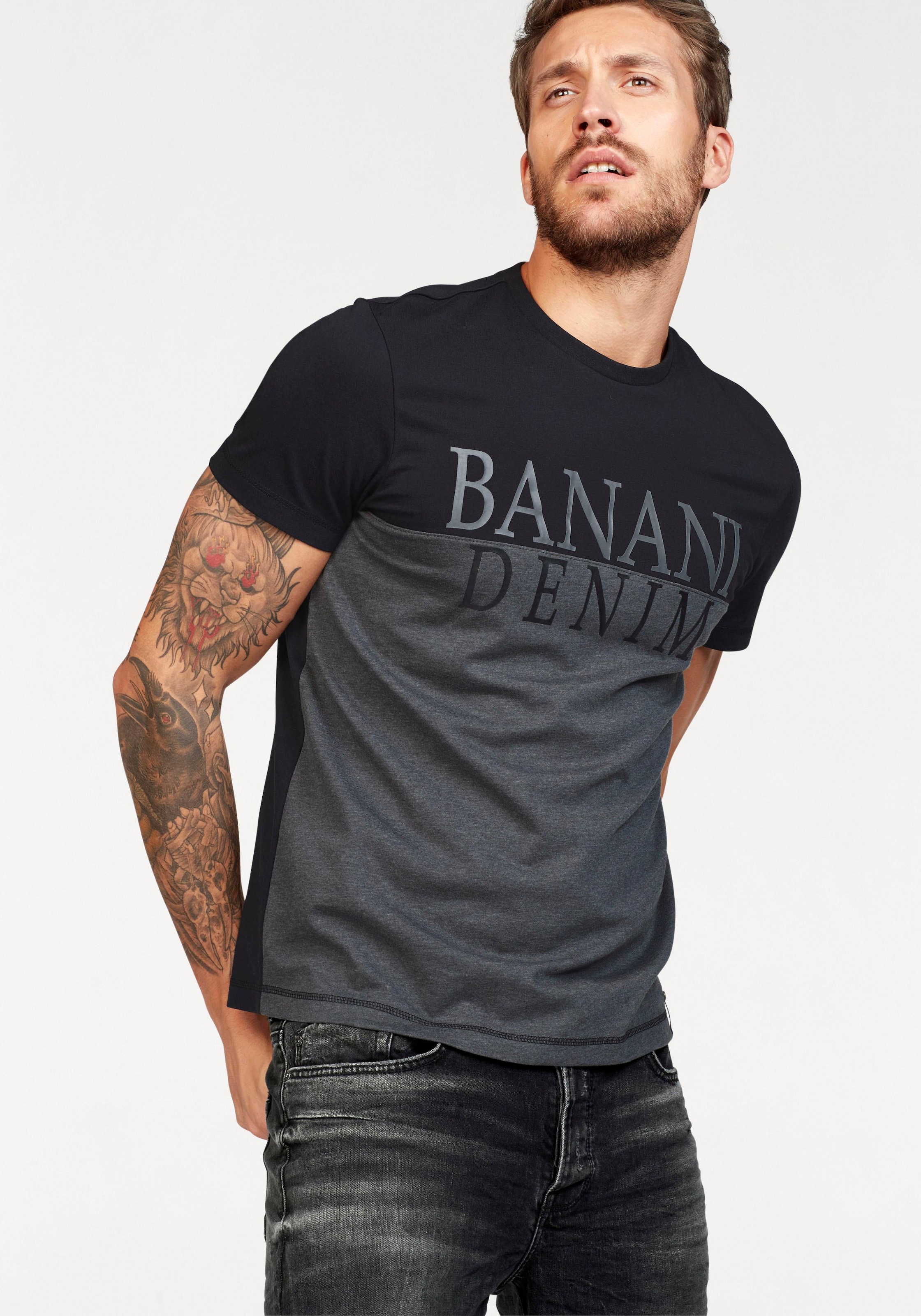 T-Shirt, kurzärmelig, schmal geschnitten, Casual-Stil, aus Baumwolle