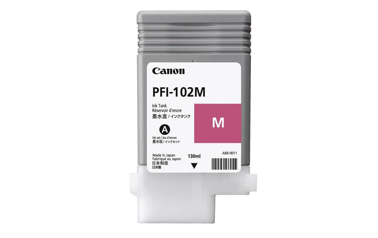 Image of Canon Tintenpatrone "PFI-102M magenta"