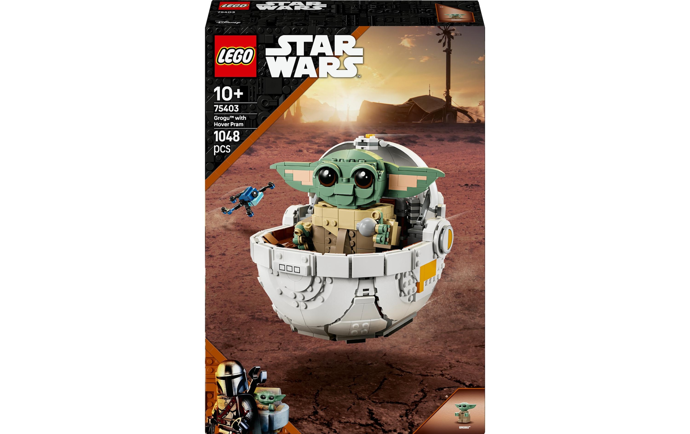 LEGO® Spielbausteine »Star Wars Grogu in seiner Repulsorwiege 75403«, (1048 St.)