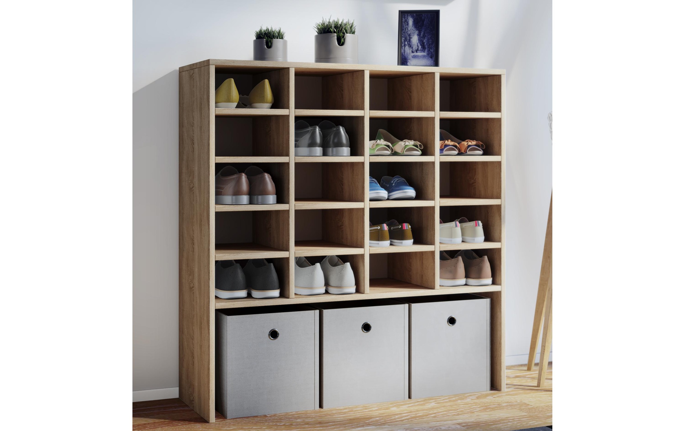 VCM Armoire à chaussures »Hinsol XL 92 x 99 cm«