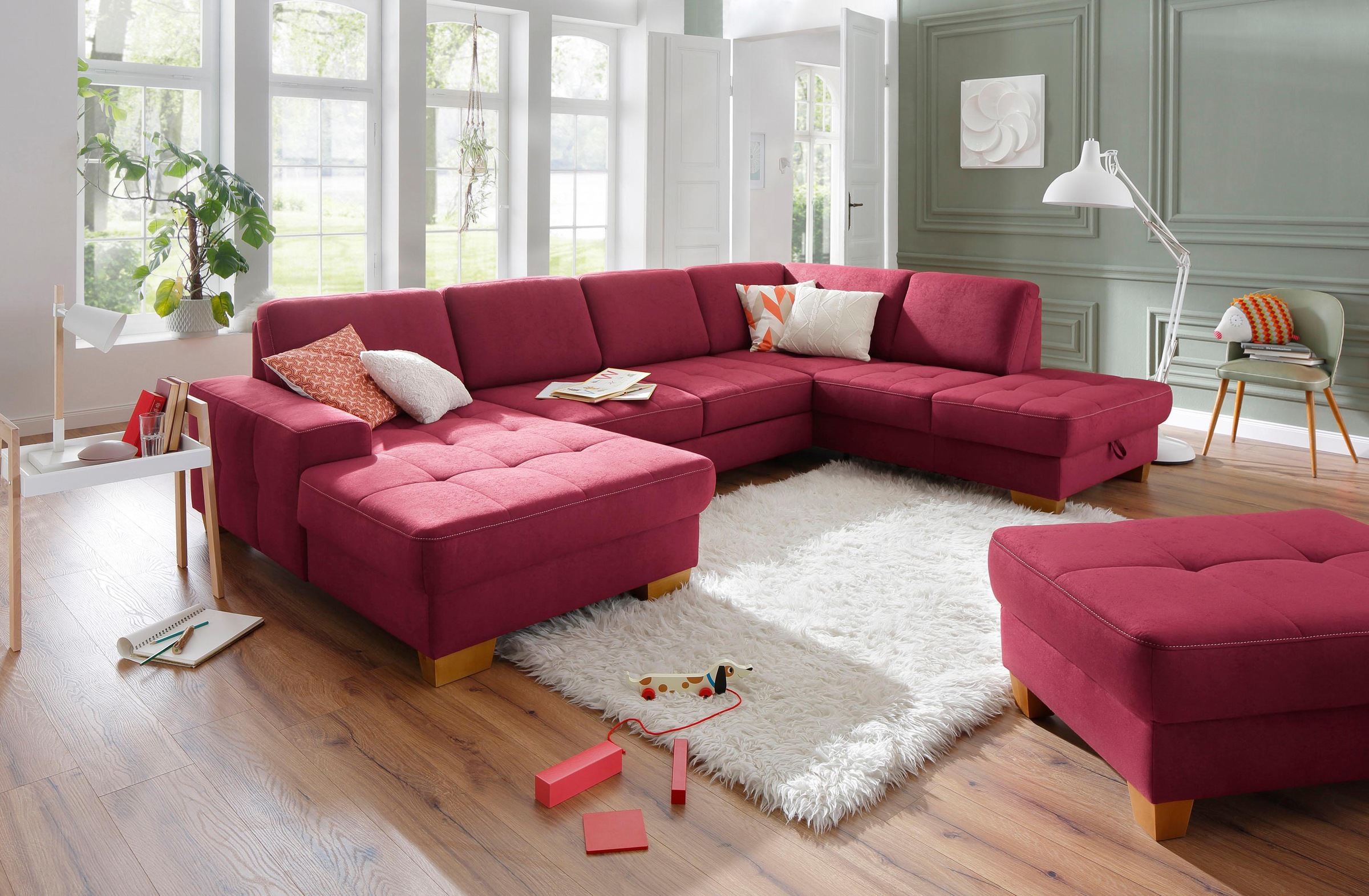 Home affaire Hocker »Puccini«, mit Kontrastnaht