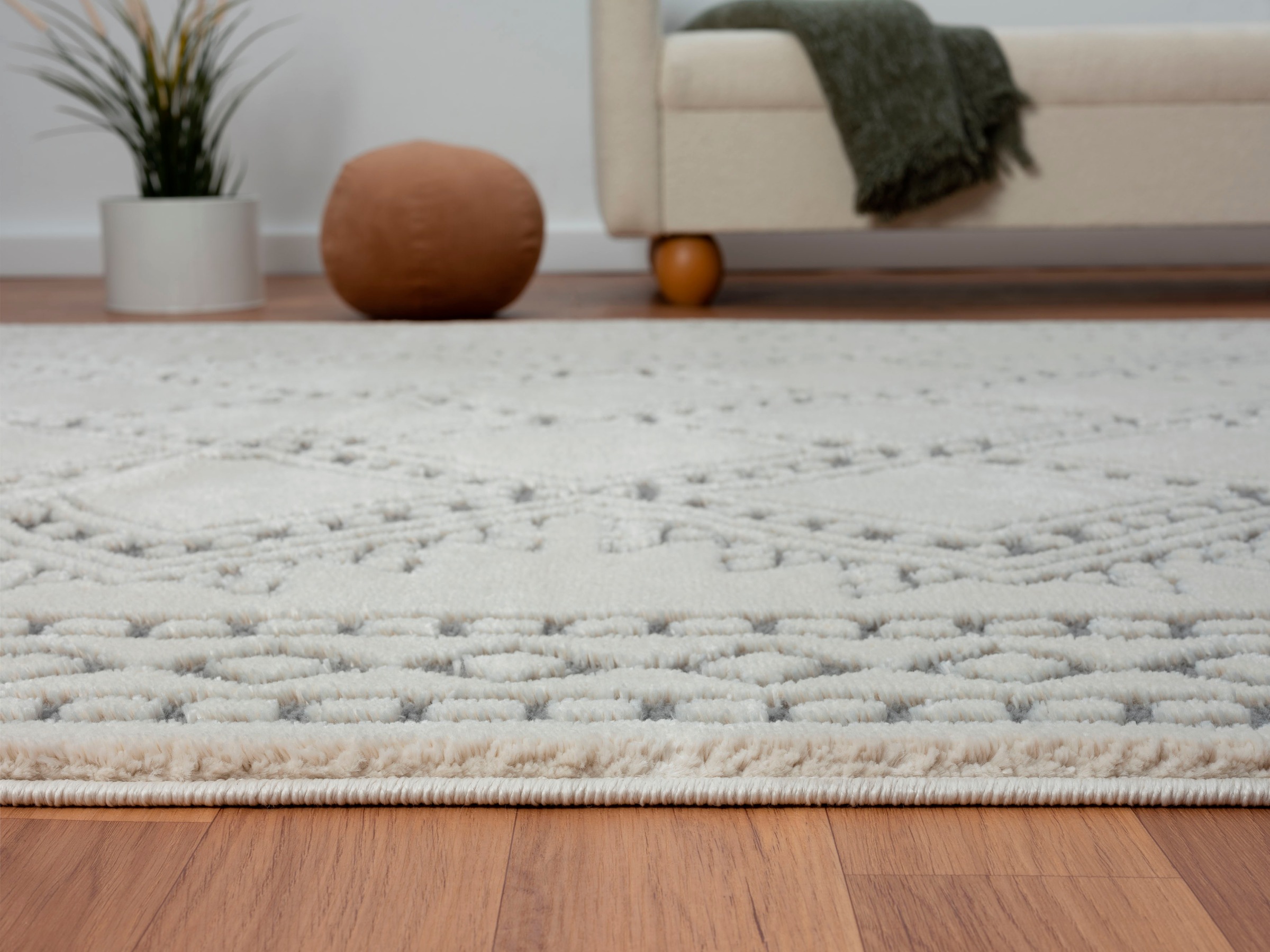 Myflair Möbel & Accessoires Hochflor-Teppich »Moroccan Tradition Lagerräumung«, rechteckig, 24 mm Höhe, modern, marokkanisches Design, flauschig weich durch Hochflor