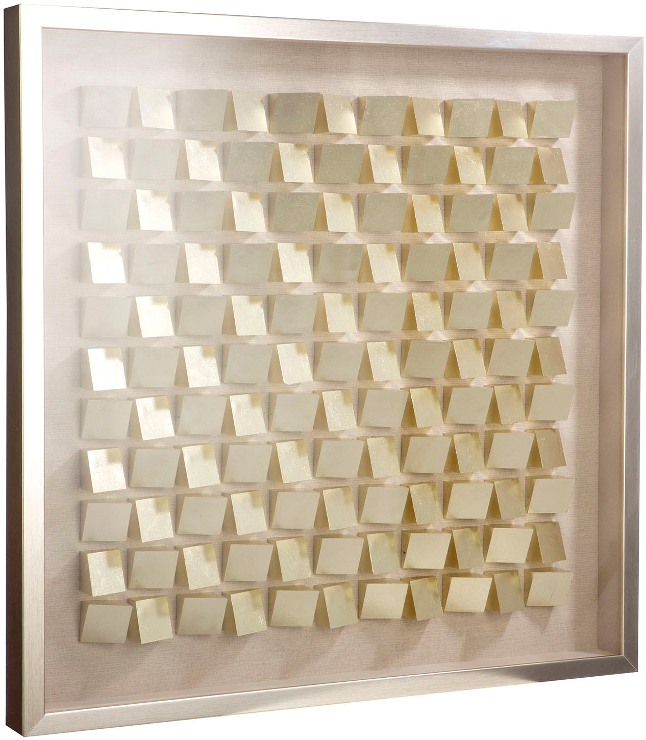 Casablanca by Gilde Tableau avec cadre »Bild quadratisch Rise champagnerfarben H. 70 cm« 1 cuis tlg.